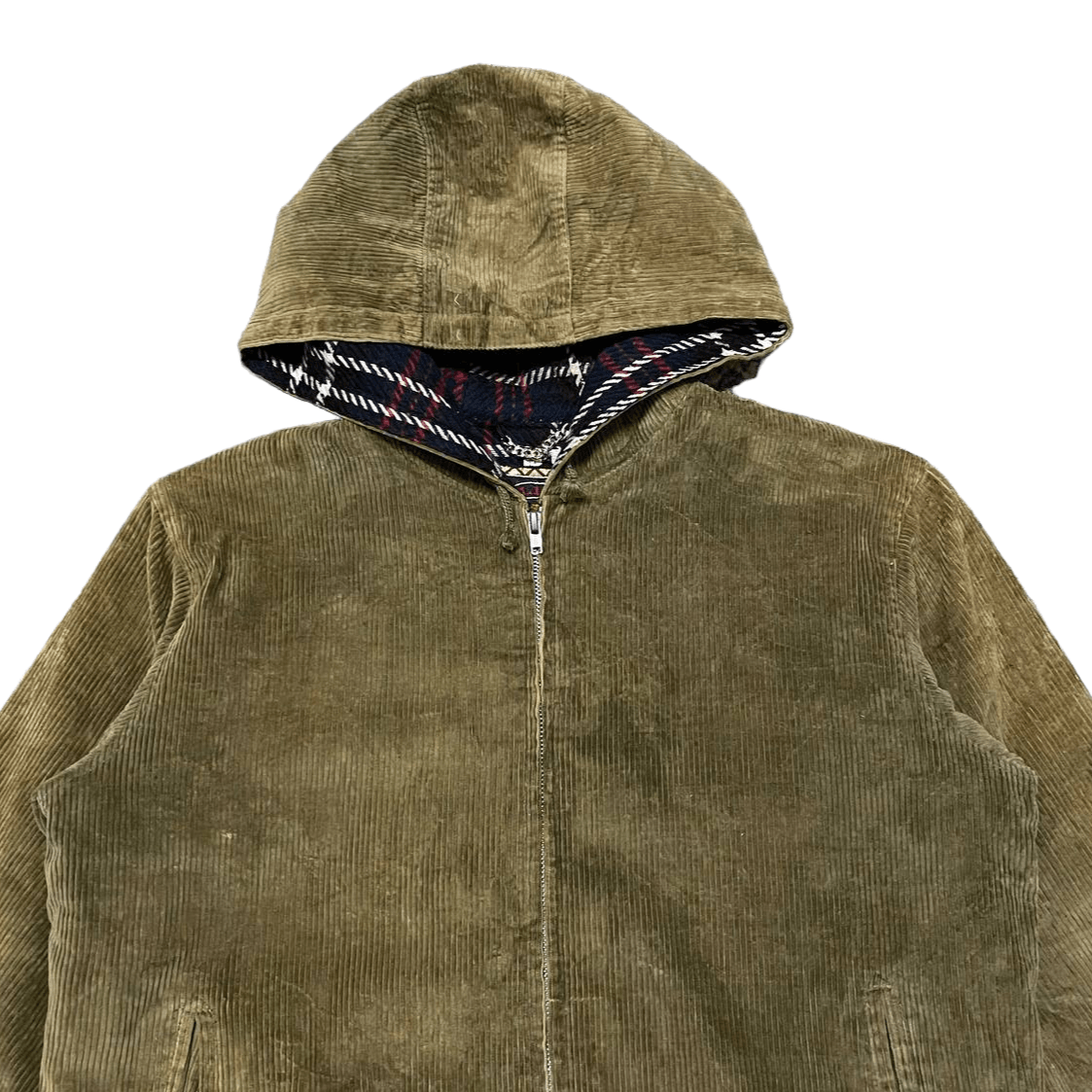 Vintage Vintage Bulldog Van of World Corduroy Hooded Jacket Size US M / EU 48-50 / 2 - 3 Thumbnail