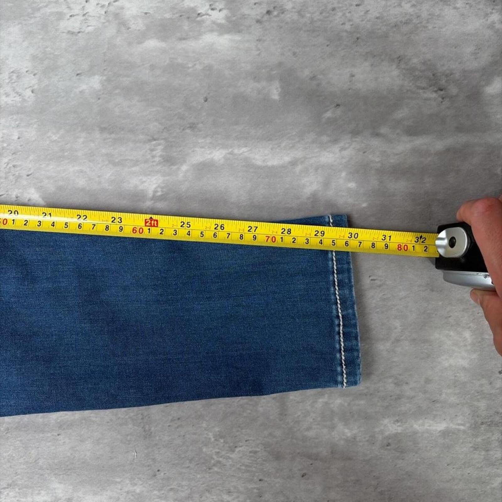 Other Y2K Light Wash Miss Me Grunge Embellished Skinny Denim Jeans Size 25" / US 0 / IT 36 - 7 Thumbnail