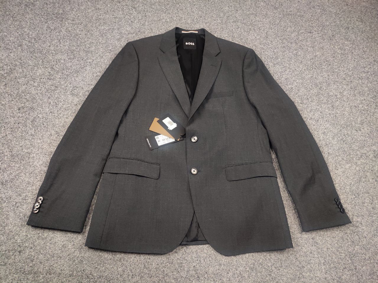 Hugo Boss Boss New Hugo Boss Slim Fit Patterned Wool Blazer Jacket Size US L / EU 52-54 / 3 - 6 Thumbnail