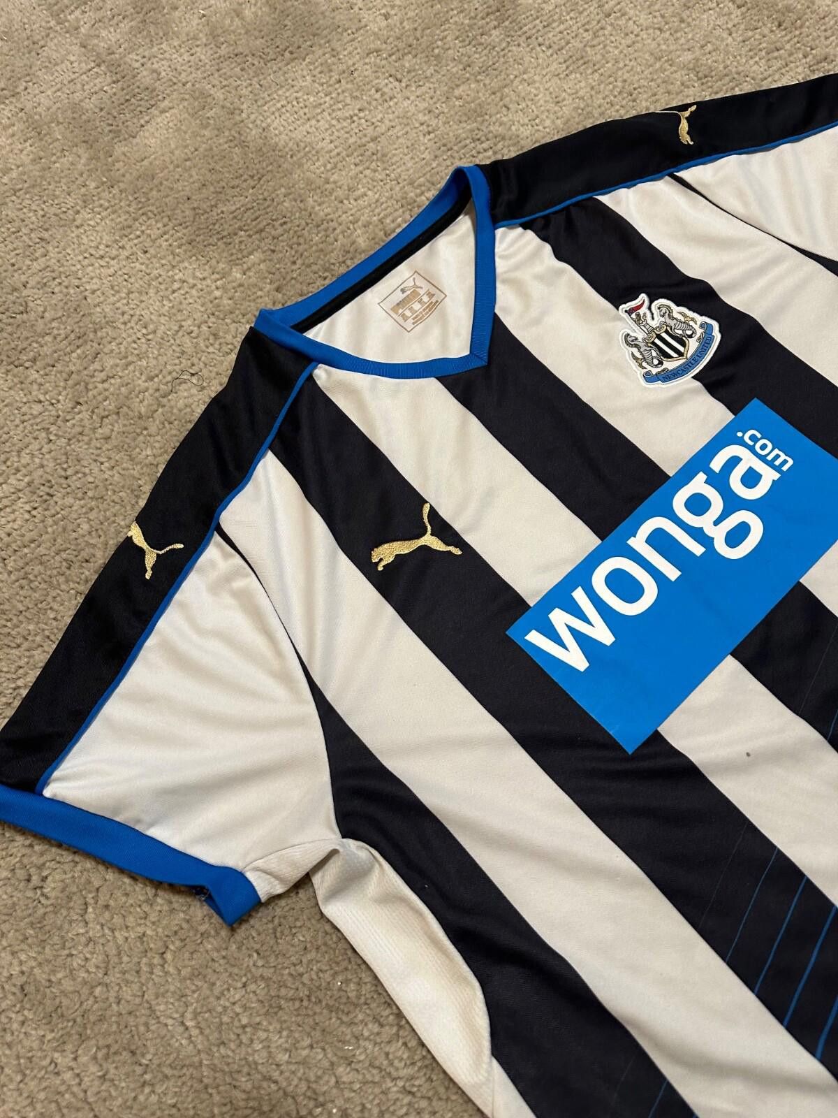 Puma Puma NEWCASTLE UNITED 2015-16 FOOTBALL SHIRT SOCCER JERSEY Size US XXL / EU 58 / 5 - 2 Thumbnail
