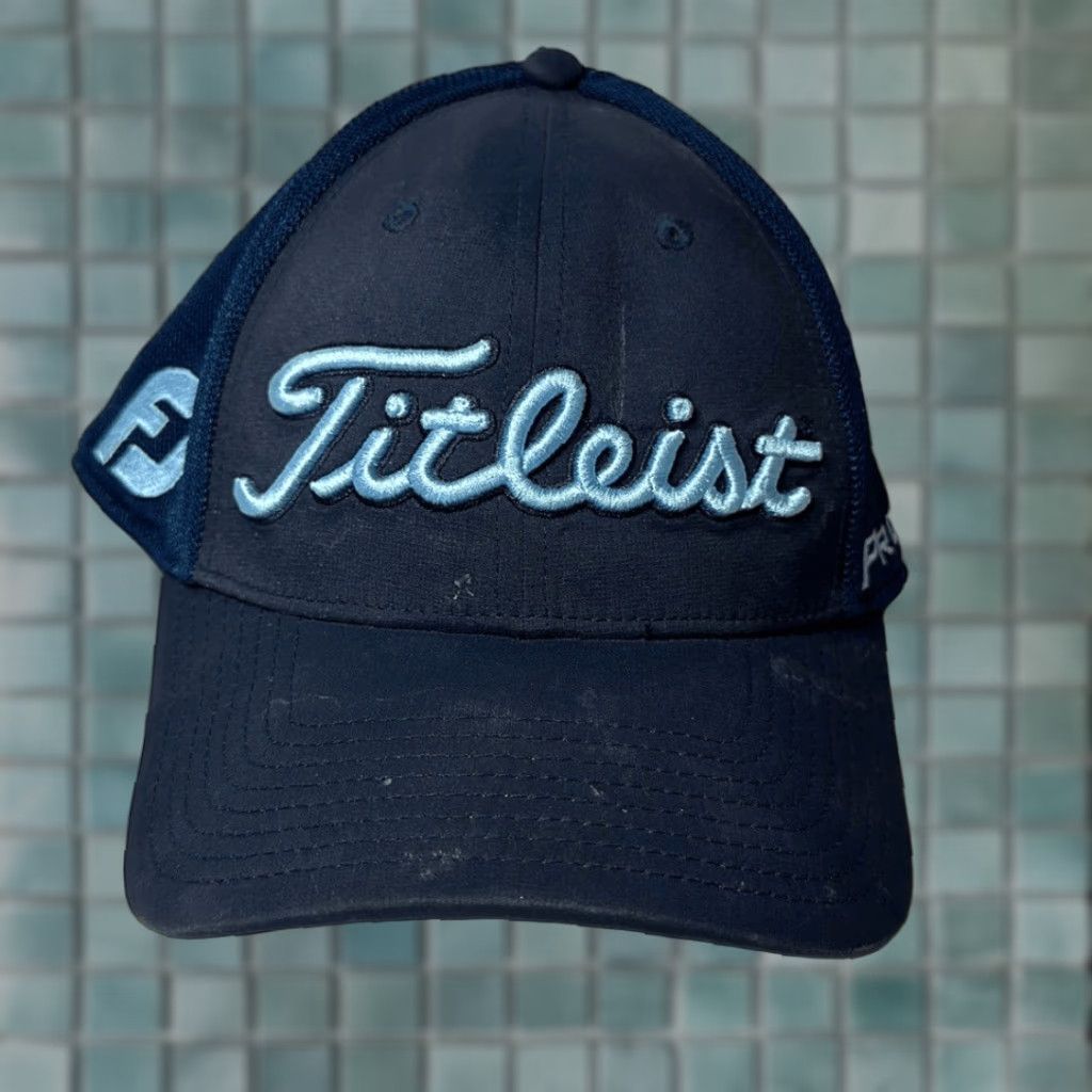 Titleist Titleist Golf Hat - Blue Embroidered - Tour Performance - Pro V1 - Fitted - One Size - Gray Multicolor - Snapback - Unisex Adults Size ONE SIZE - 1 Thumbnail