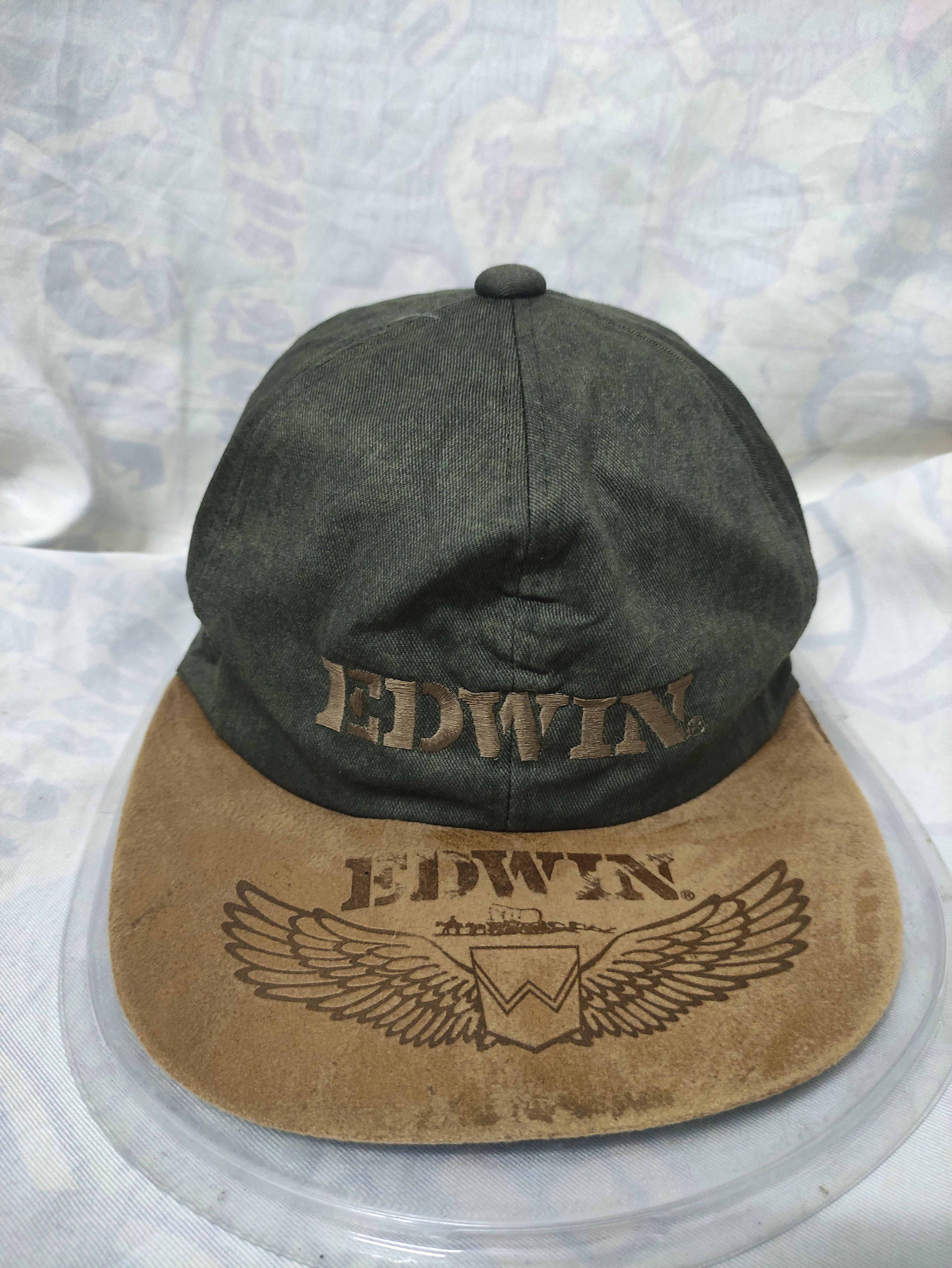Edwin × Vintage EDWIN VINTAGE CAP RARE DESIGN Size ONE SIZE - 10 Thumbnail