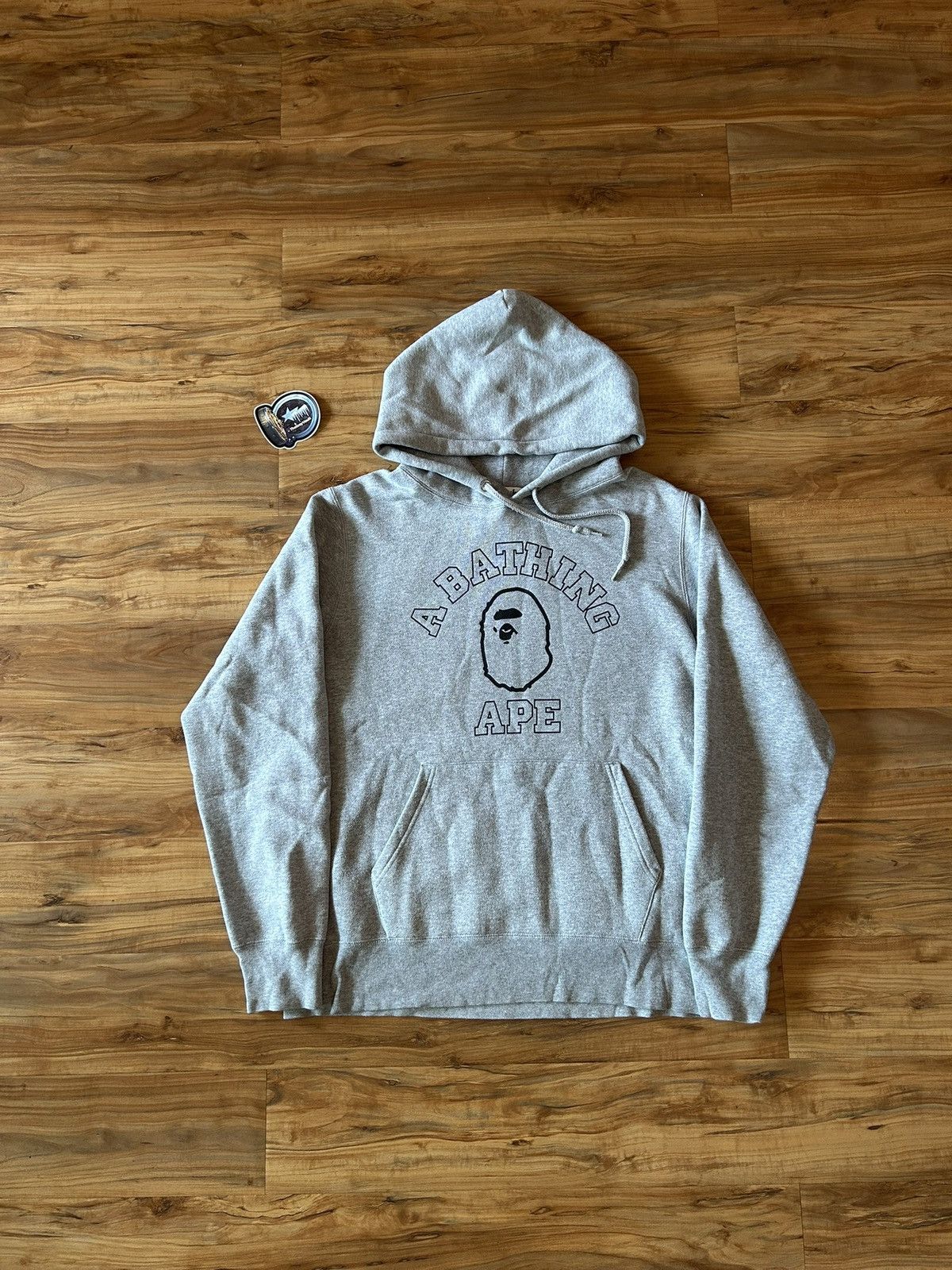 Bape Bape College Logo Pullover Hoodie Size US L / EU 52-54 / 3 - 1 Thumbnail
