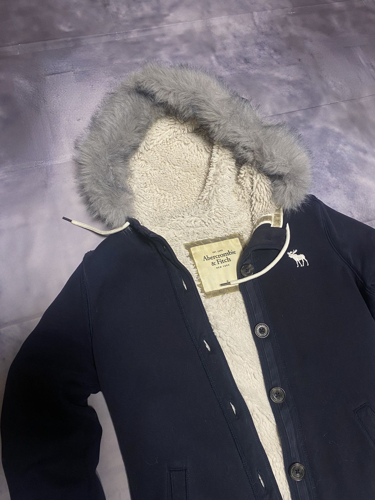 Abercrombie & Fitch × Vintage Abercrombie&Fitch IF SIX WAS NINE Style Fur Rabbit Jacket Size M / US 6-8 / IT 42-44 - 5 Thumbnail