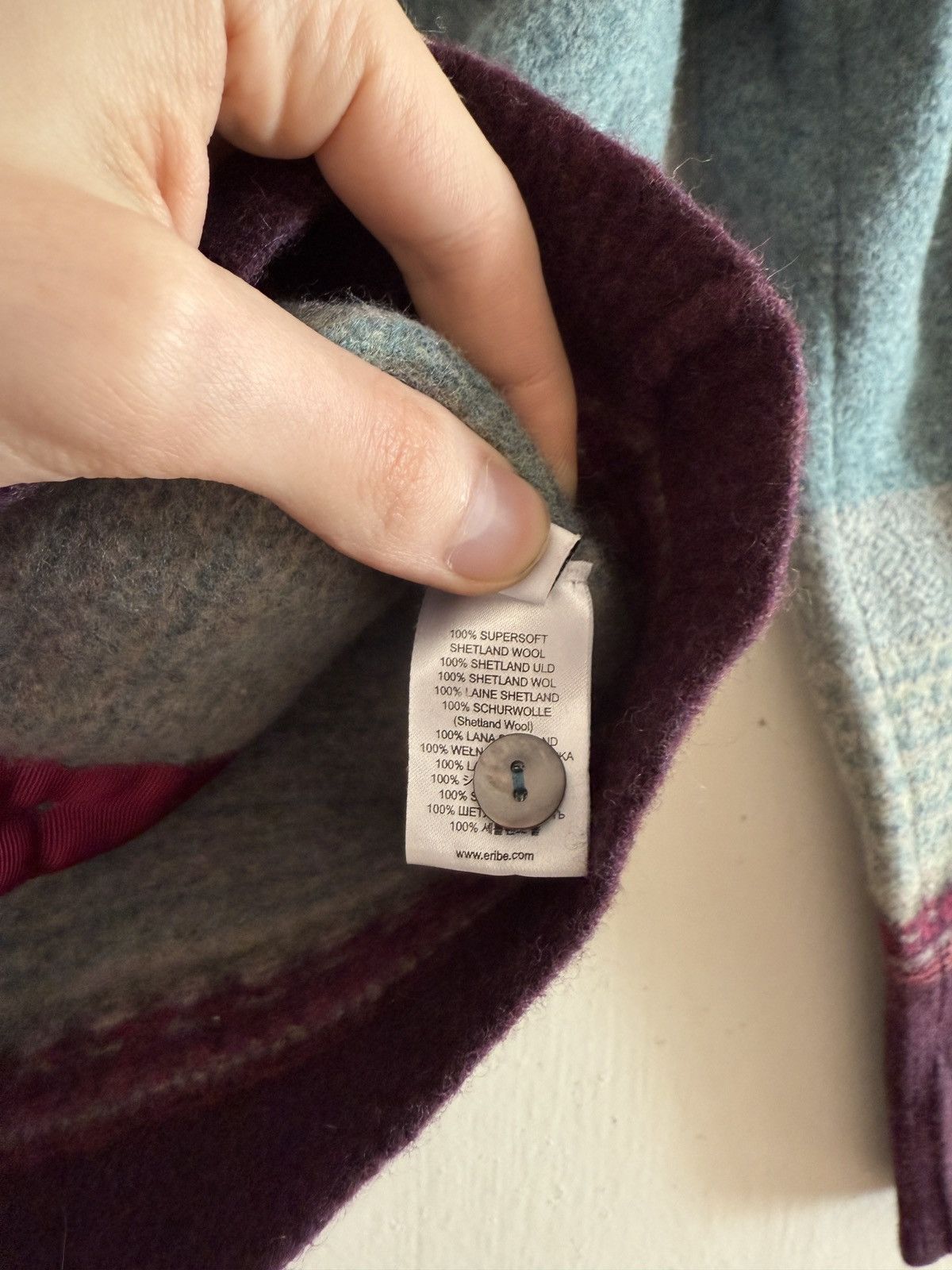 Other Vintage Eribe of Scotland Alpine Women’s Cardigan Old Rose Size S / US 4 / IT 40 - 10 Thumbnail