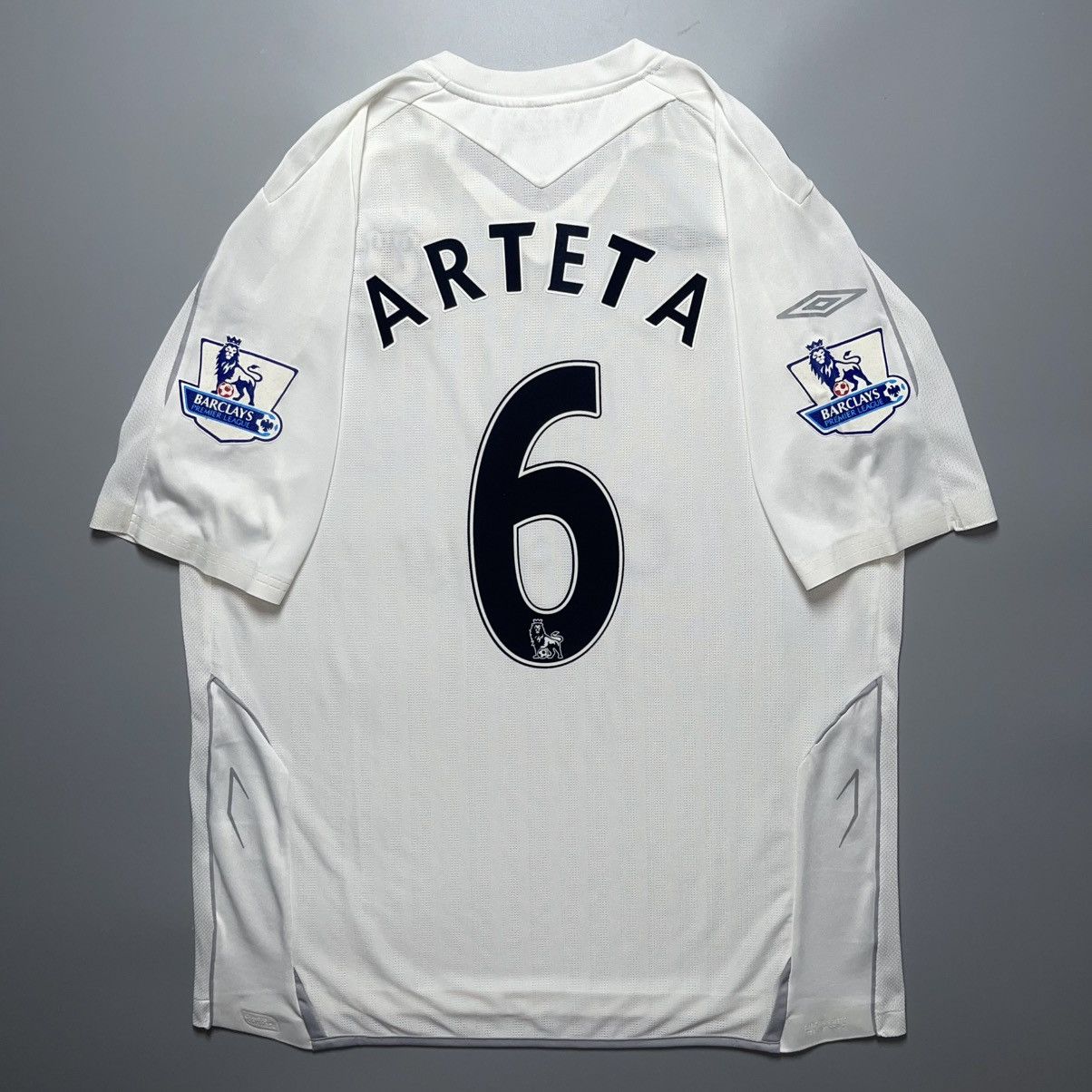Umbro EVERTON UMBRO 2007/2008 FOOTBALL AWAY JERSEY #6 ARTETA Size US XXL / EU 58 / 5 - 1 Thumbnail