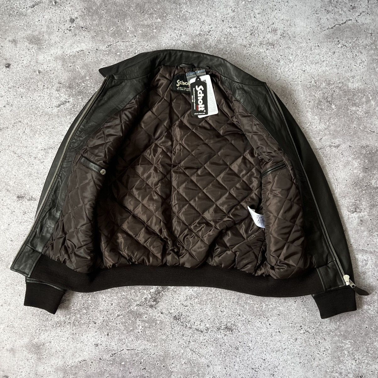 Schott Schott NYC LC Detroit Lambskin Leather Bomber Jacket Size US L / EU 52-54 / 3 - 7 Thumbnail