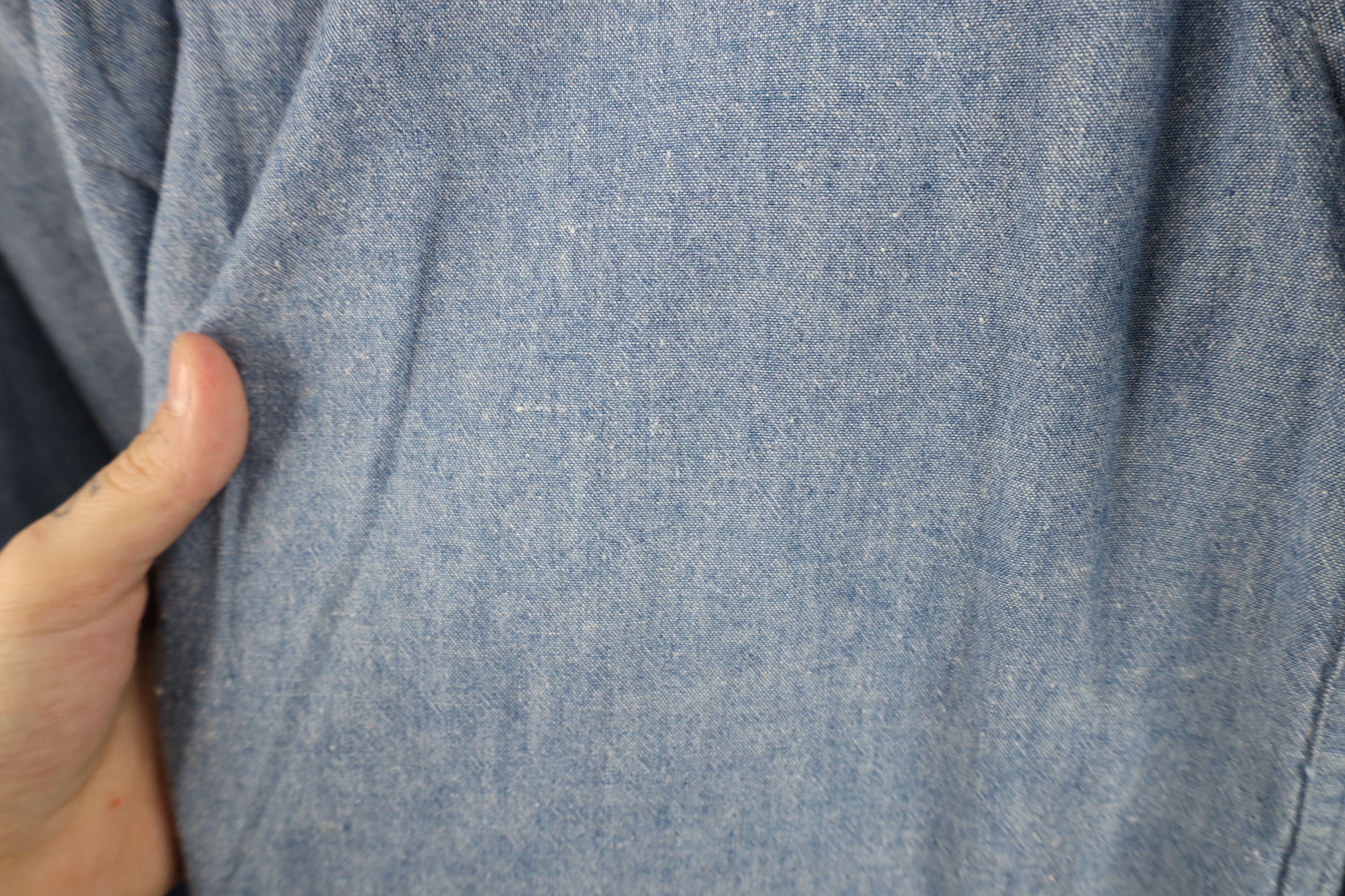 Izod Vtg 80s 90s Izod Crest Chambray Collared Button Down Shirt Size US M / EU 48-50 / 2 - 10 Thumbnail