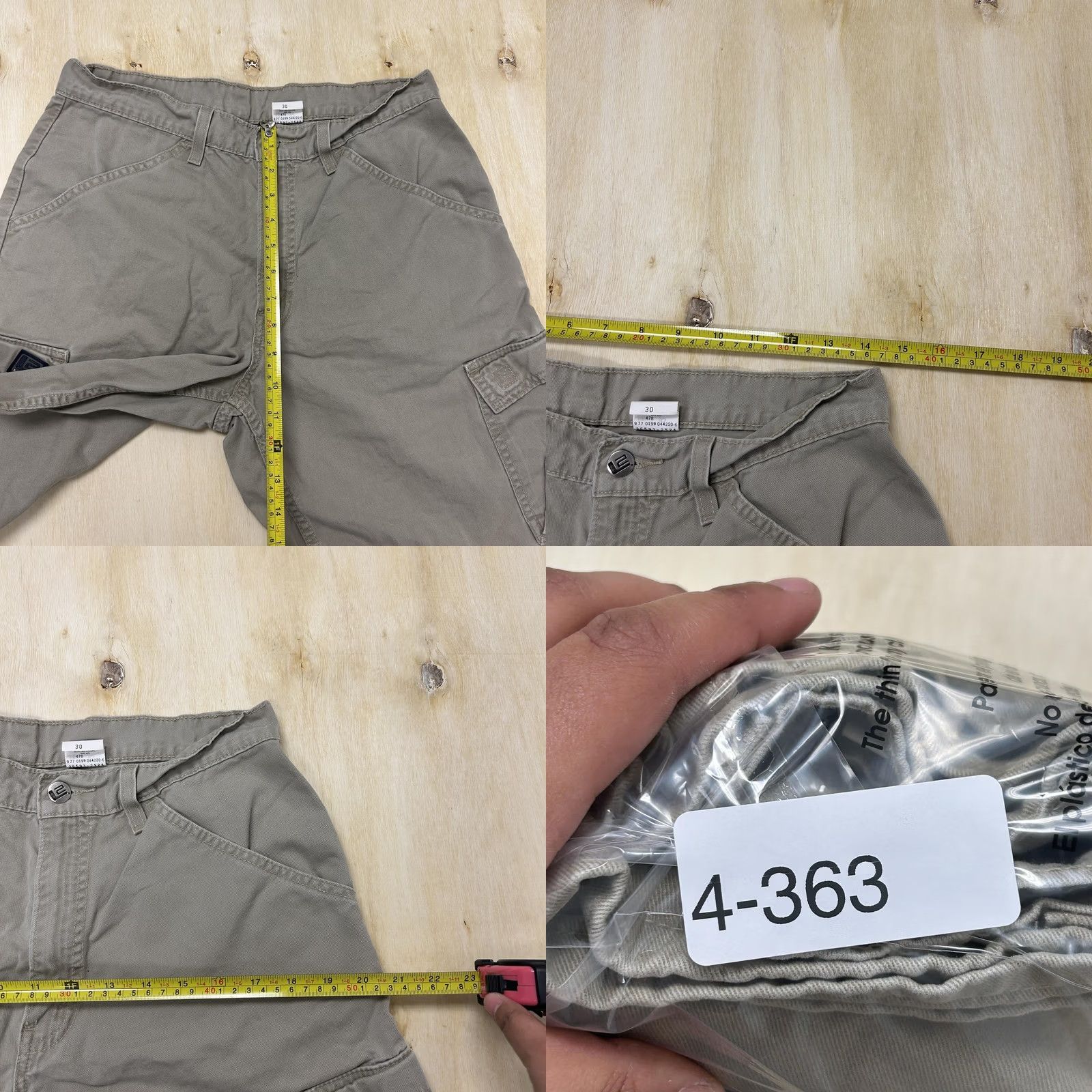 Levi's VINTAGE Levi's Cargo Shorts Mens 30 Beige Cotton Canvas Relaxed Fit 10" Inseam Size US 30 / EU 46 - 8 Thumbnail