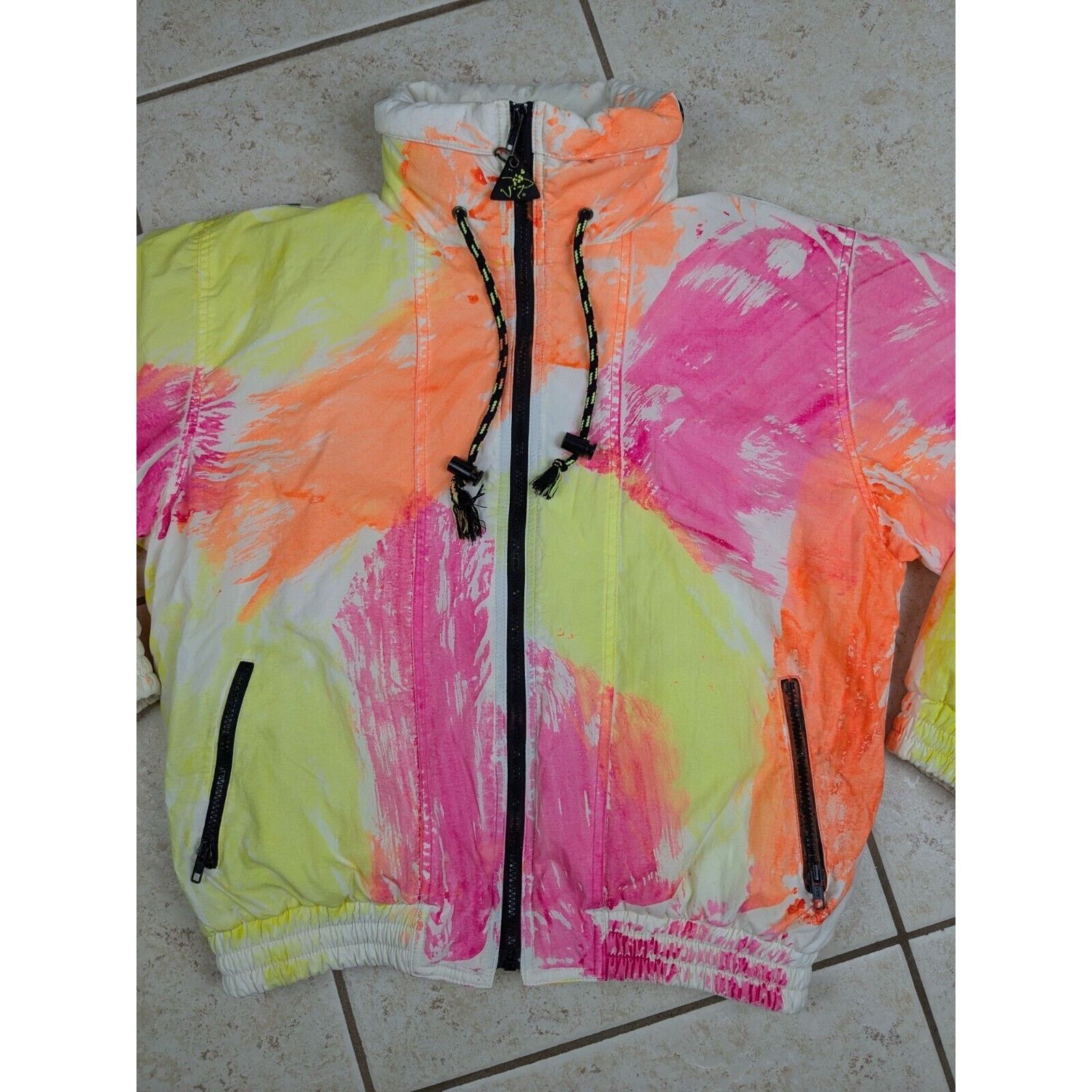 Ocean Pacific Vtg 80s Ocean Pacific OP 720 Airborne Neon Ski Jacket Hooded Size US L / EU 52-54 / 3 - 3 Thumbnail