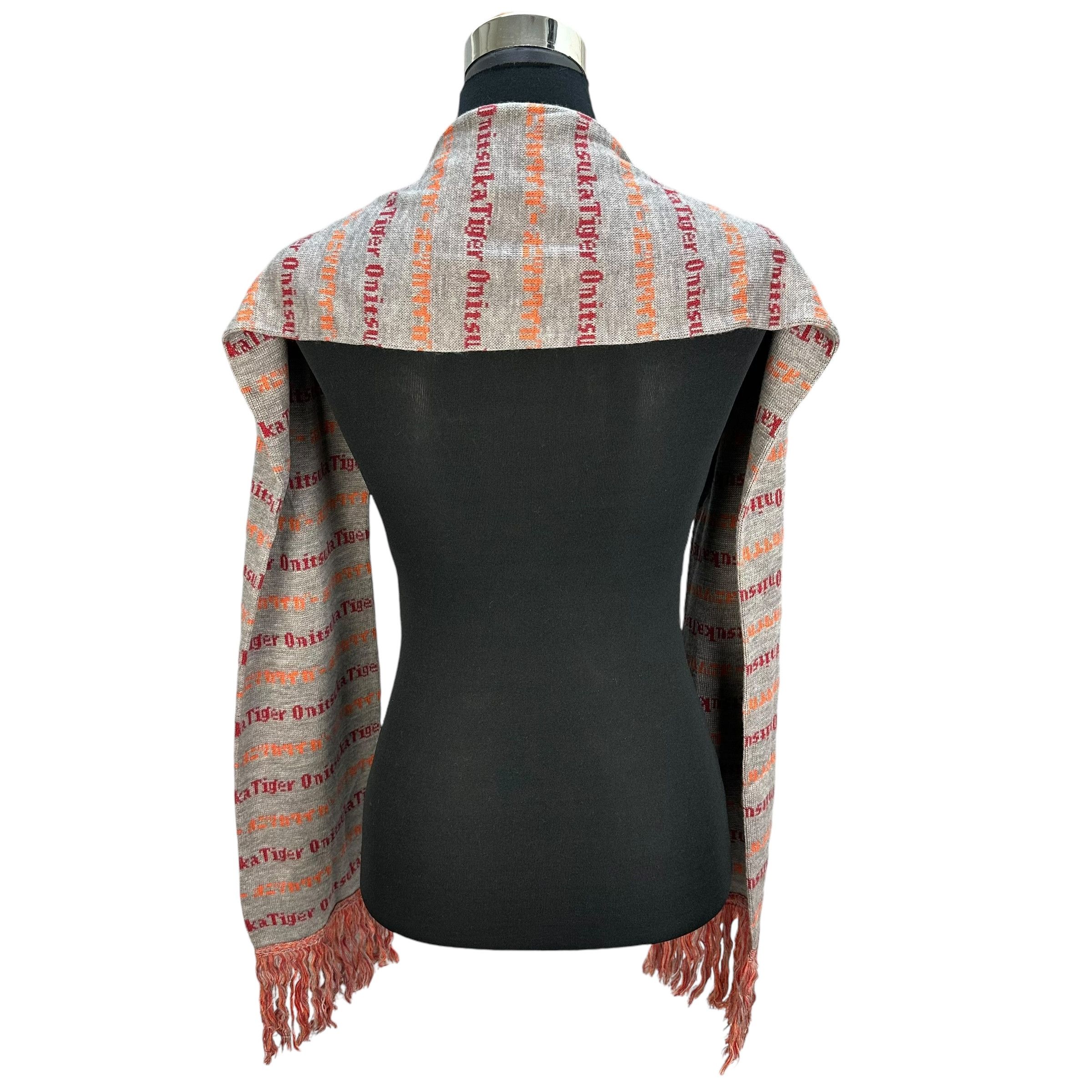 Onitsuka Tiger ONITSUKA TIGER Allover Logo Muffler Neckwear #A62-1489 Size ONE SIZE - 2 Thumbnail