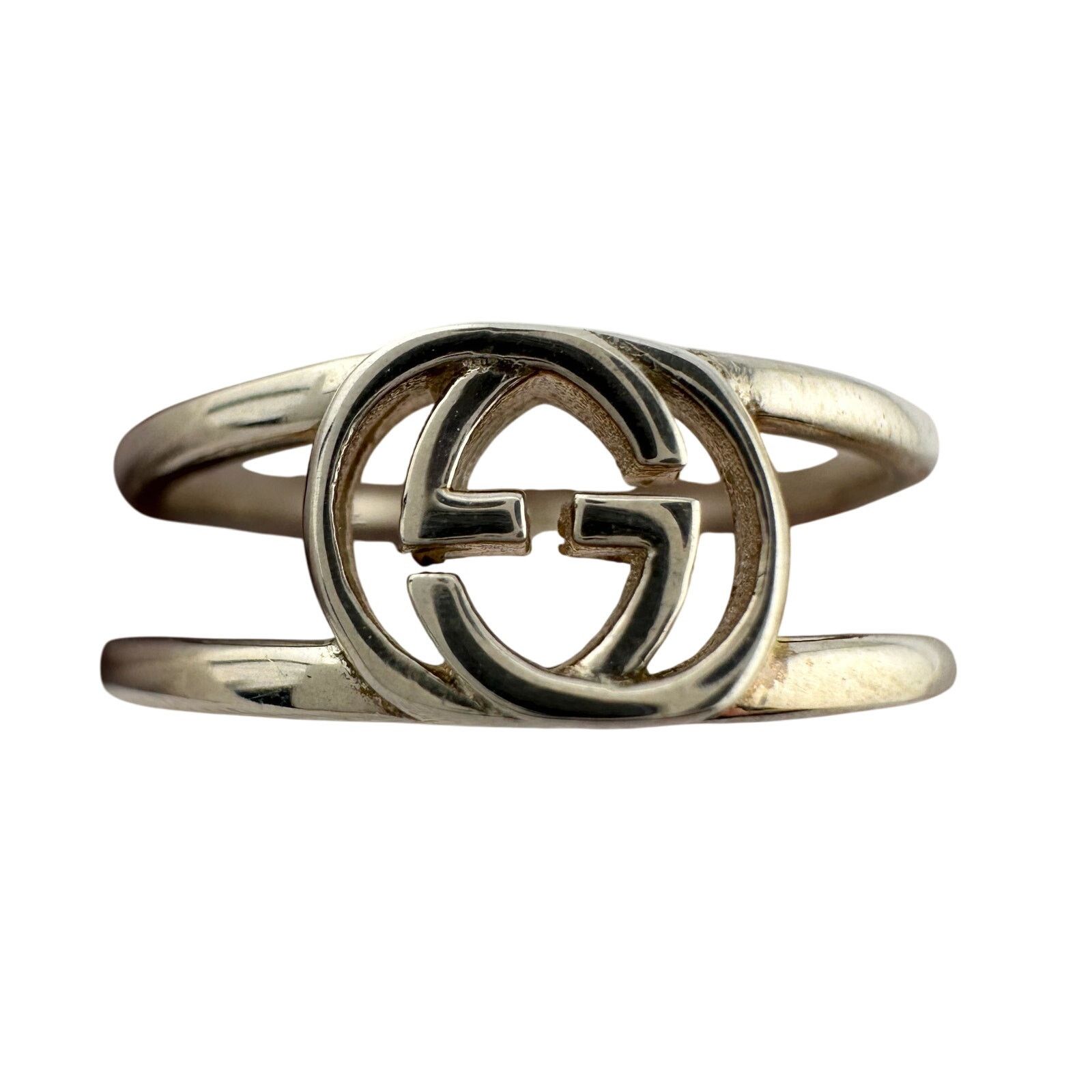 Gucci Gucci Interlocking G Open Band Ring Size 5.75 (11) Size ONE SIZE - 10 Thumbnail