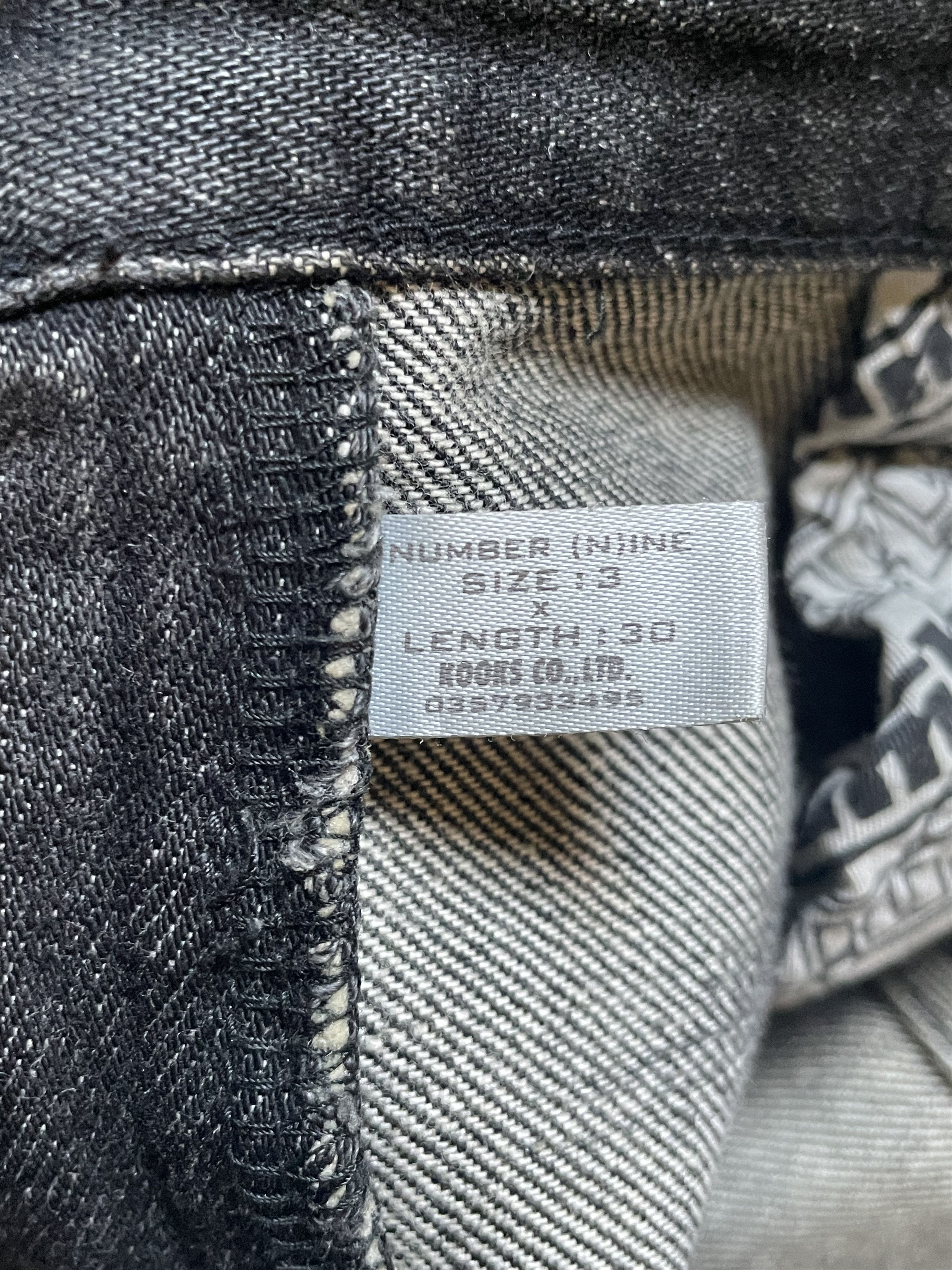 Number (N)ine AW01 Number (N)ine "Standards" Grunge Denim Size US 30 / EU 46 - 8 Thumbnail