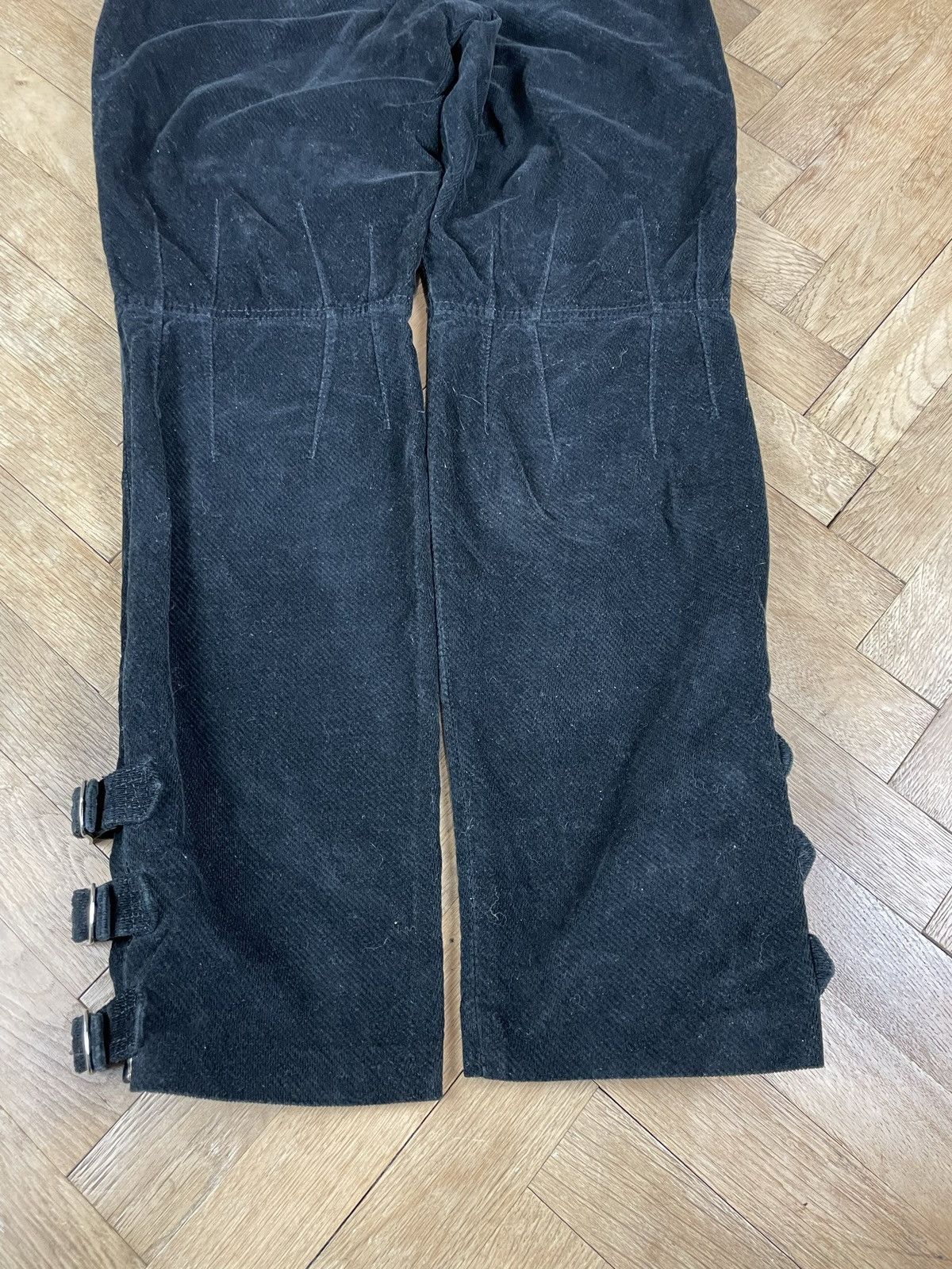 Dolce & Gabbana Dolce & Gabbana AW2006 Buckle Zipper Corduroy Bondage Pants Size US 28 / EU 44 - 8 Thumbnail