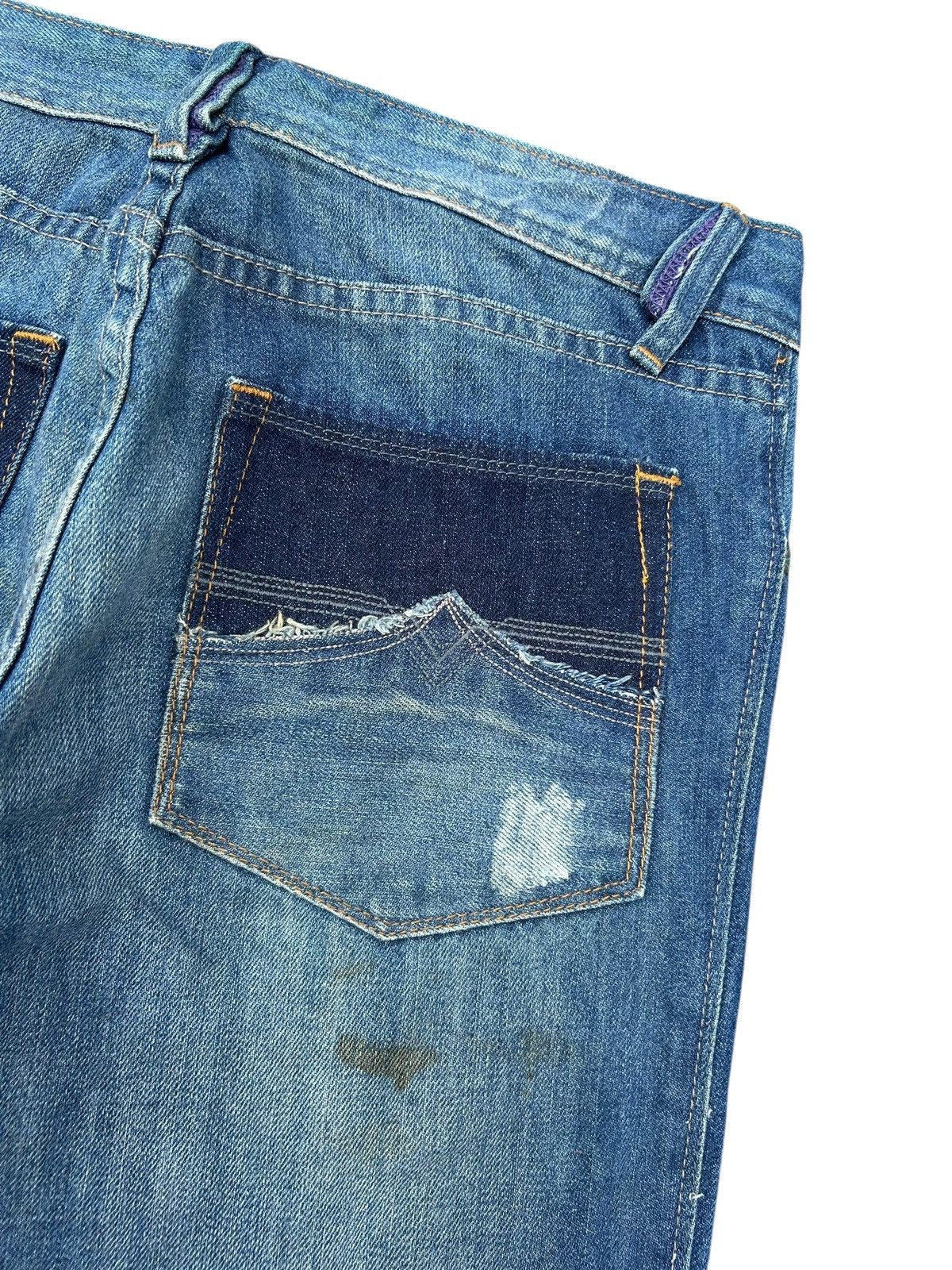 Diesel Flare Diesel Button Fly Distressed Denim Jeans Size US 32 / EU 48 - 11 Thumbnail