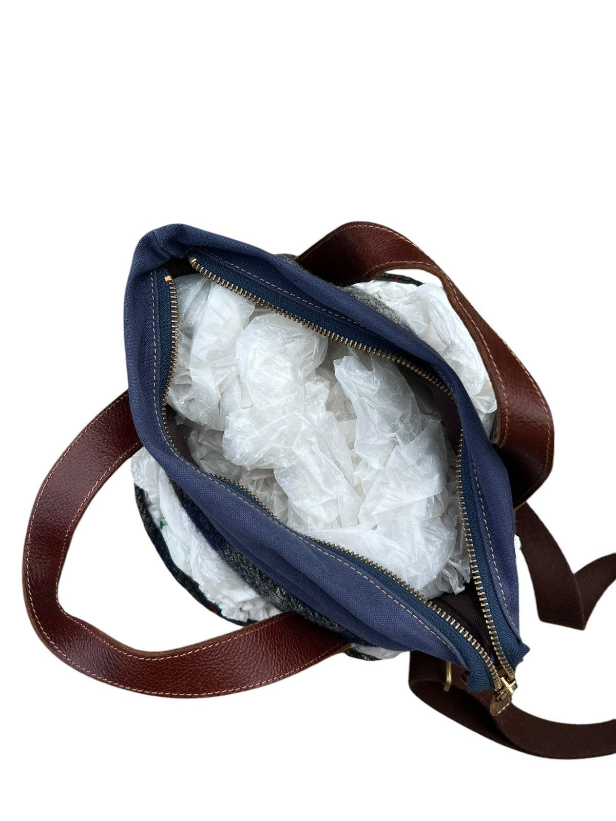 Harris Tweed Folna Japan X Harris Tweed Multi Pocket 2 Way Bag Size ONE SIZE - 20 Thumbnail