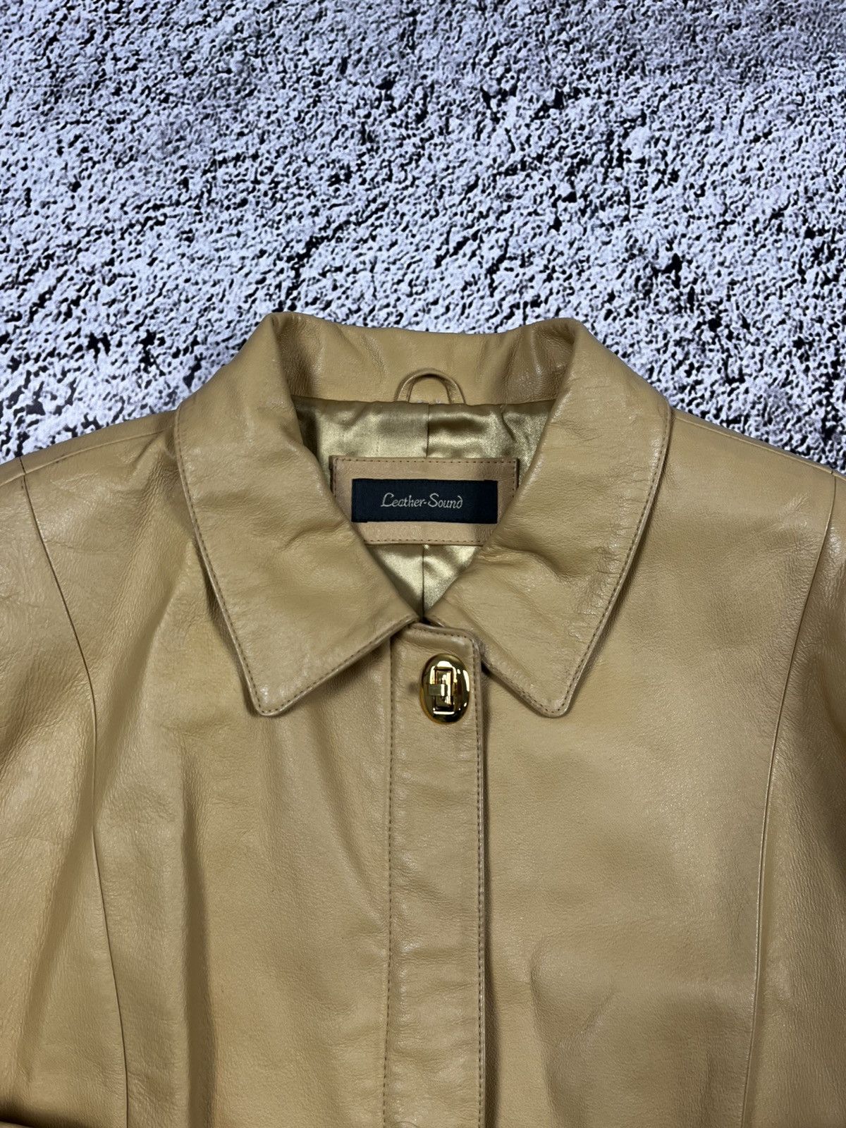 Leather Vintage Y2K Leather baggy jacket avant garde luxury coat Size M / US 6-8 / IT 42-44 - 3 Thumbnail