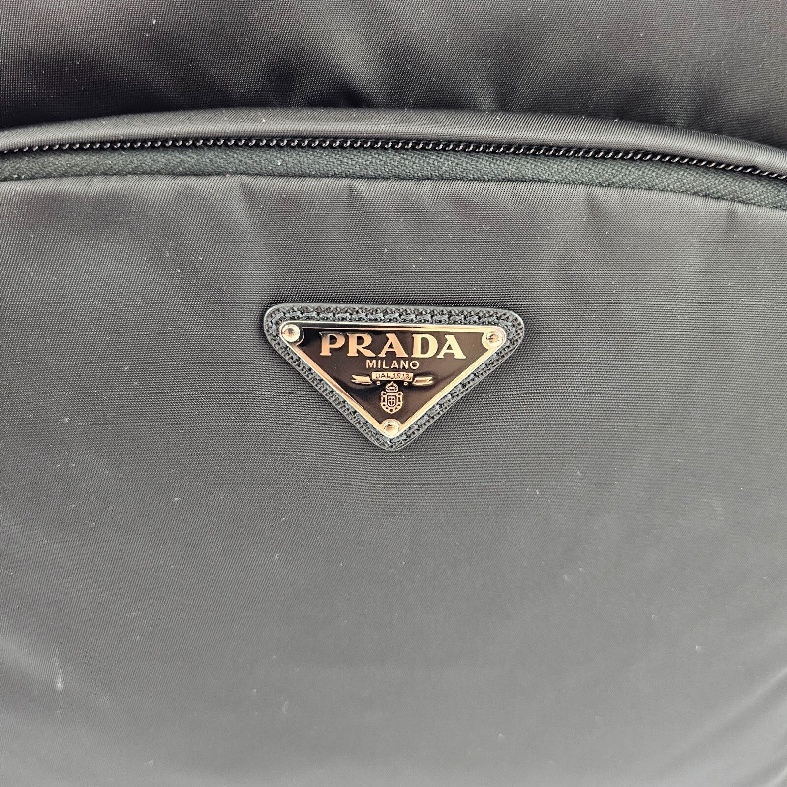 Prada PRADA Black Re-Nylon And Saffiano Leather Backpack New And A Size ONE SIZE - 3 Thumbnail