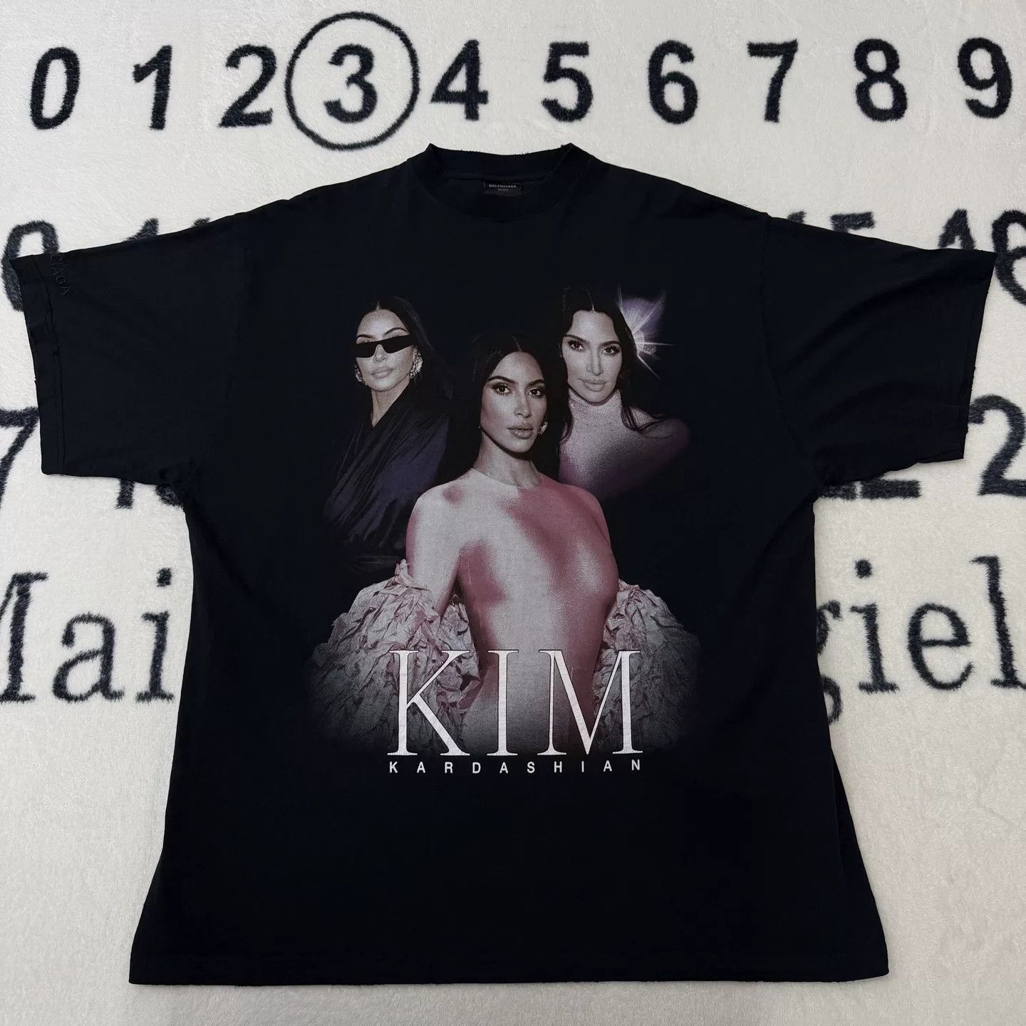 Balenciaga Balenciaga Kardashian KIM Black Short-Sleeve Tee | Grailed
