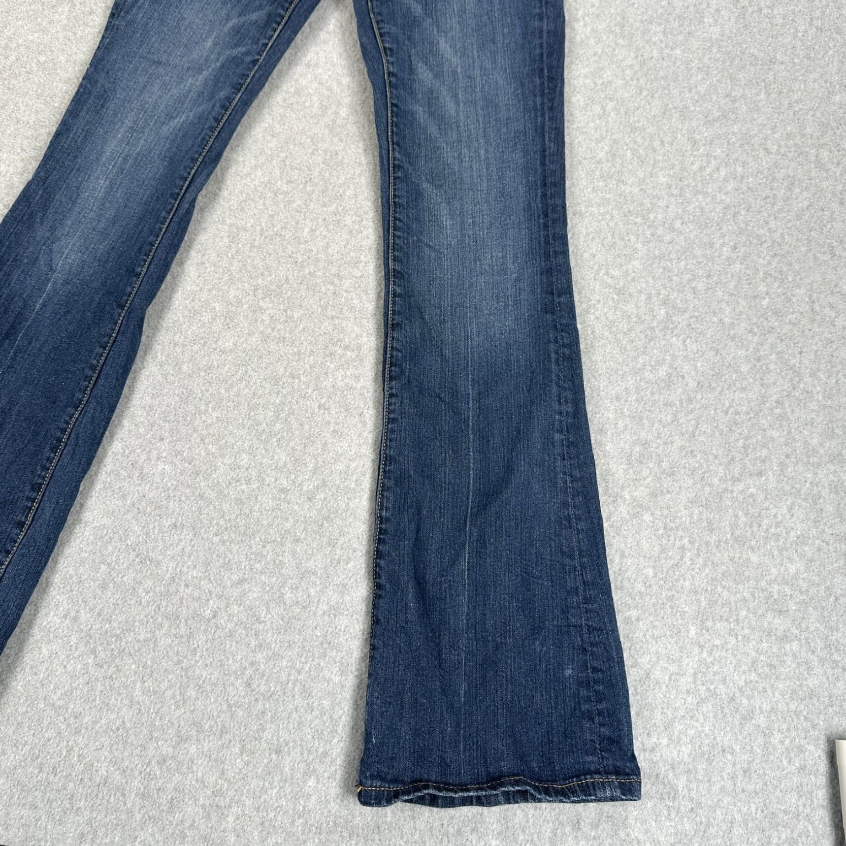 Vintage VIGOSS The Jagger Boot jeans Womens 24 Blue Bootcut Stretch Denim Shirt? Size 42" / US 20 - 3 Thumbnail