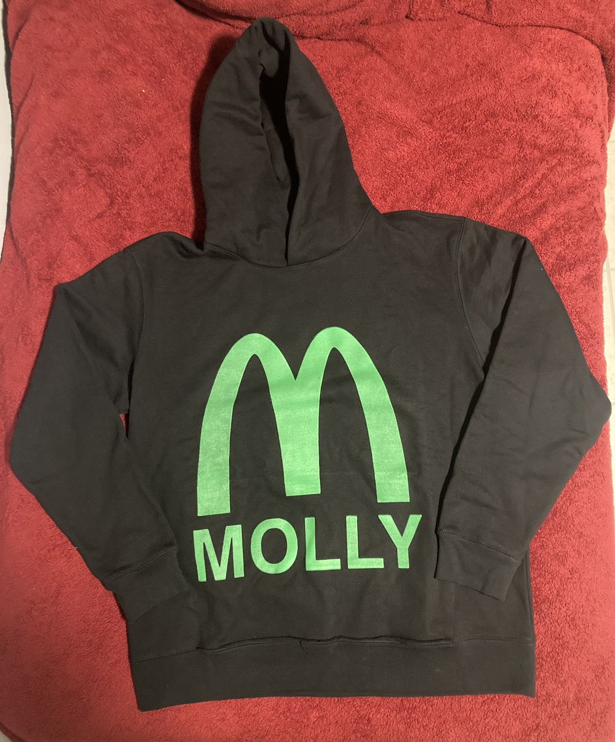 Streetwear Grimykids molly hoodie black/green | Grailed