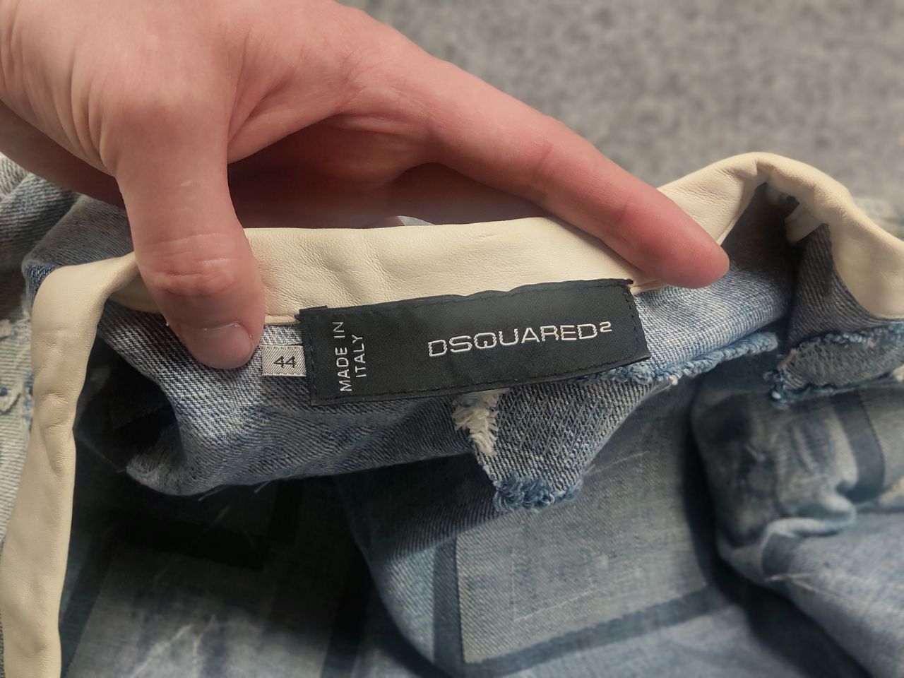 Dsquared2 Dsquared2 Vintage Denim Flower Applique Cropped Zip Jacket Size M / US 6-8 / IT 42-44 - 20 Thumbnail