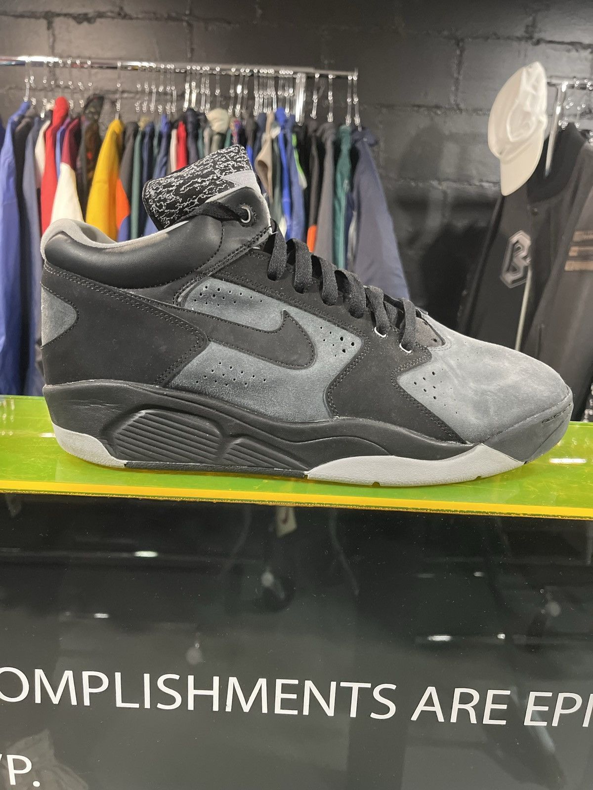 image of Nike Air Flight Lite '15 Grey/black Men’S Size 13 Shoes, Men's
