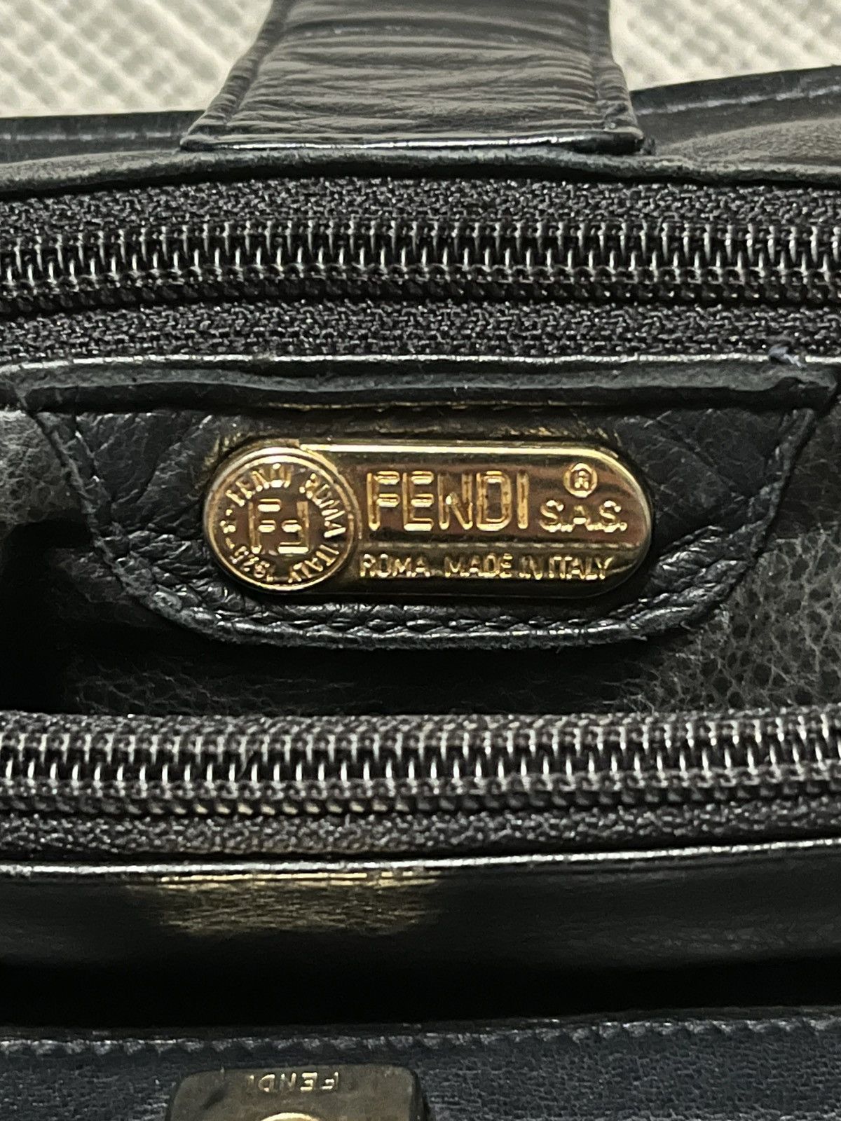 Fendi Fendi Vintage Mini Pasta handbag black leather Size ONE SIZE - 14 Thumbnail