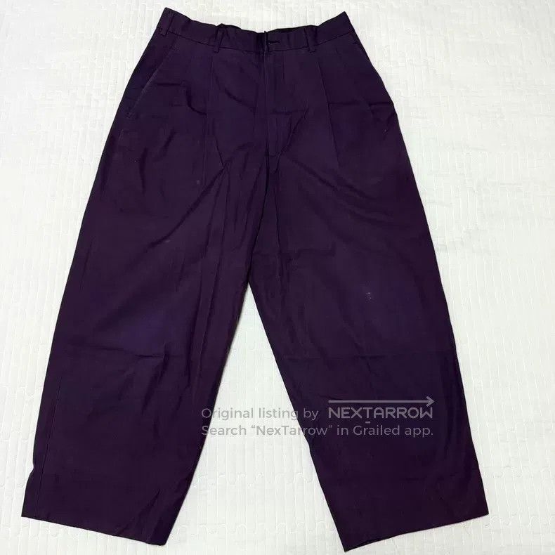 Comme des Garcons Comme Des Garcons size M Rare Purple Wide-Leg Suit Pants Size US 27 - 1 Thumbnail