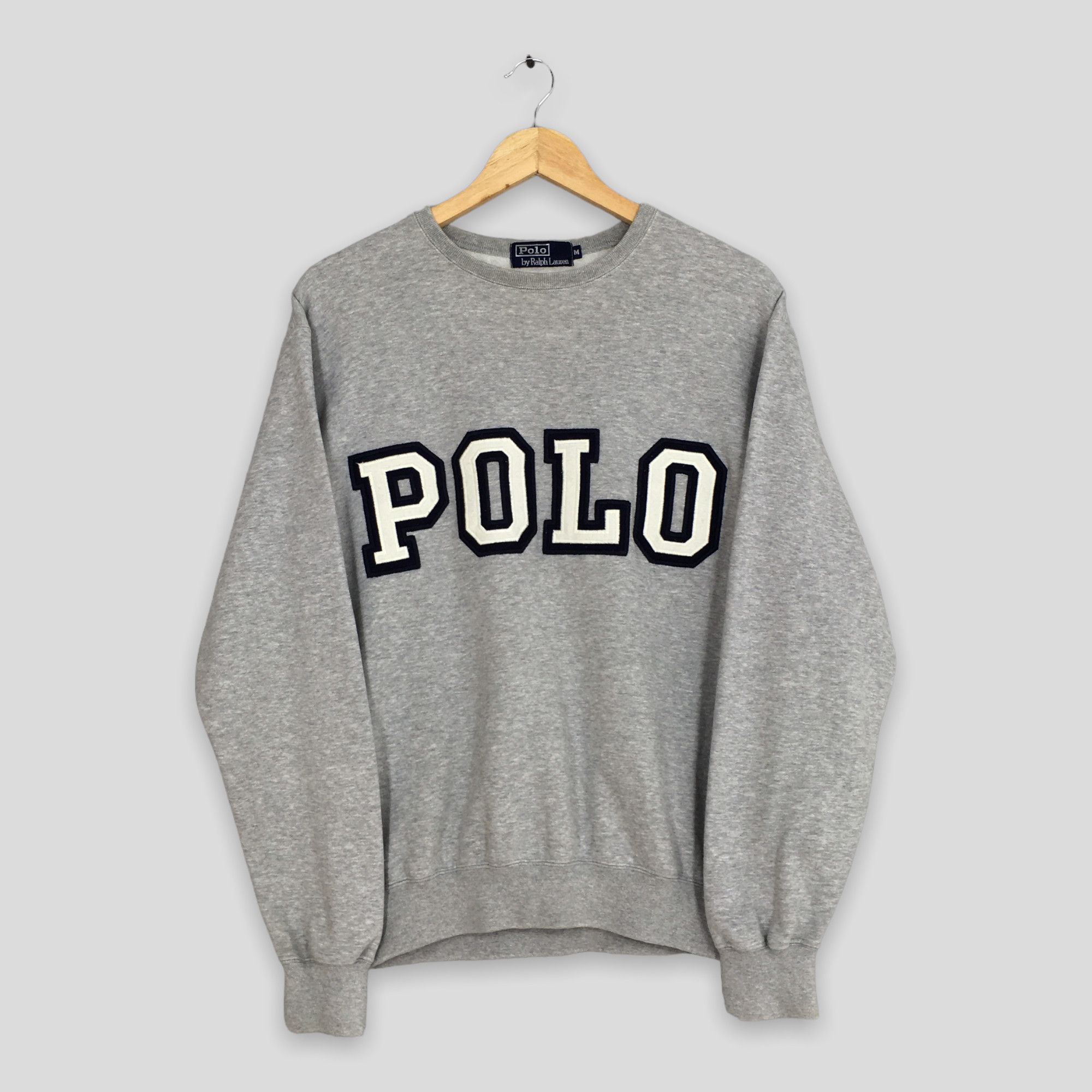 Polo Ralph Lauren Vintage Polo Ralph Lauren Spell Out Sweater Medium Size US M / EU 48-50 / 2 - 1 Thumbnail