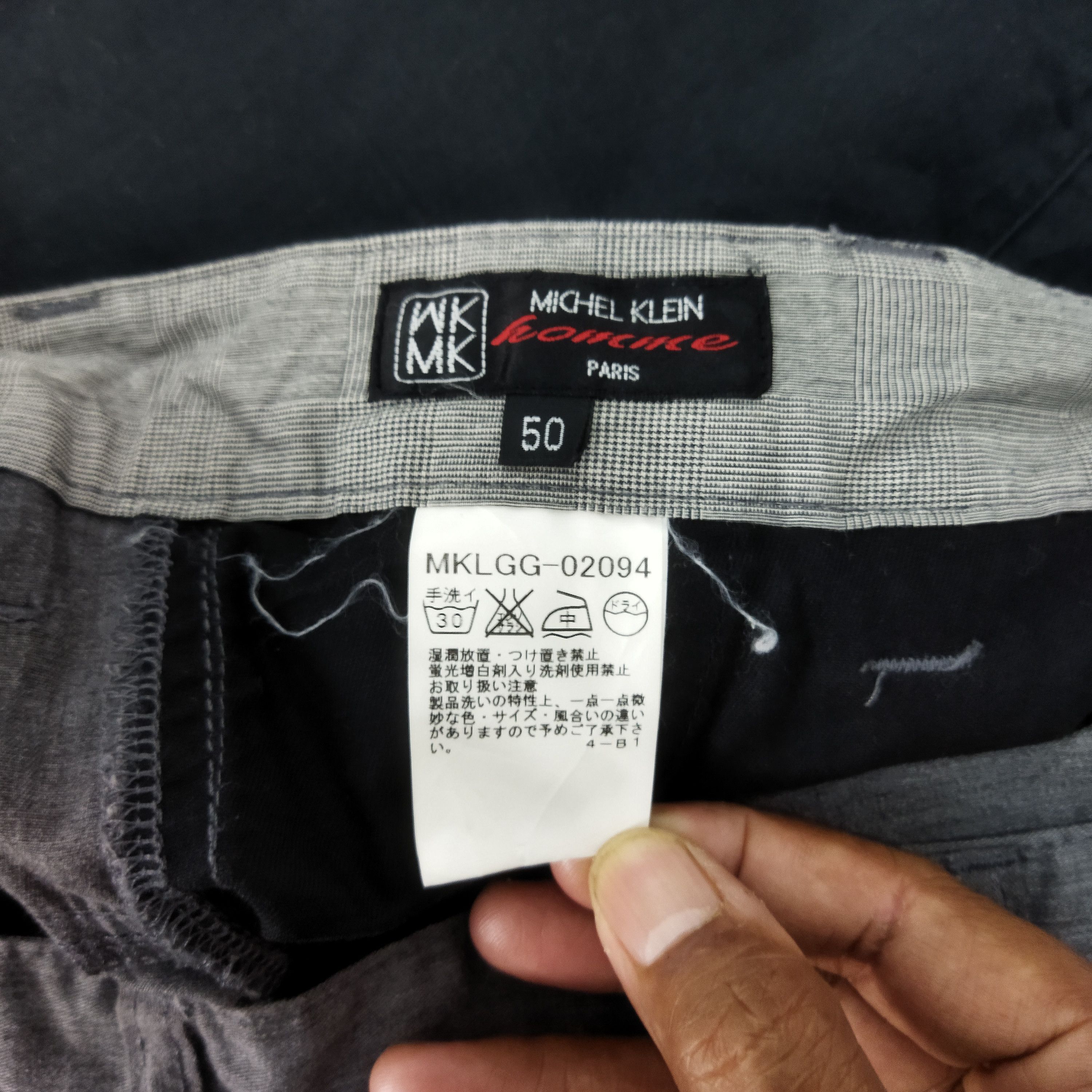 Japanese Brand MICHEL KLEIN GREY CARGO PANTS Size US 34 / EU 50 - 10 Thumbnail