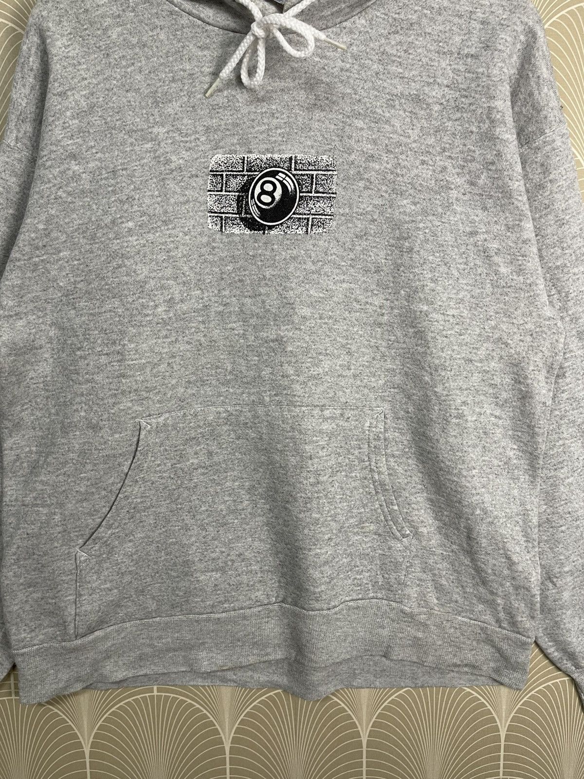 Vintage 🎱90s GONZALES GRAPHIC “SMILE NOW CRY LATER” HOODIE 8 BALL Size US XL / EU 56 / 4 - 8 Thumbnail