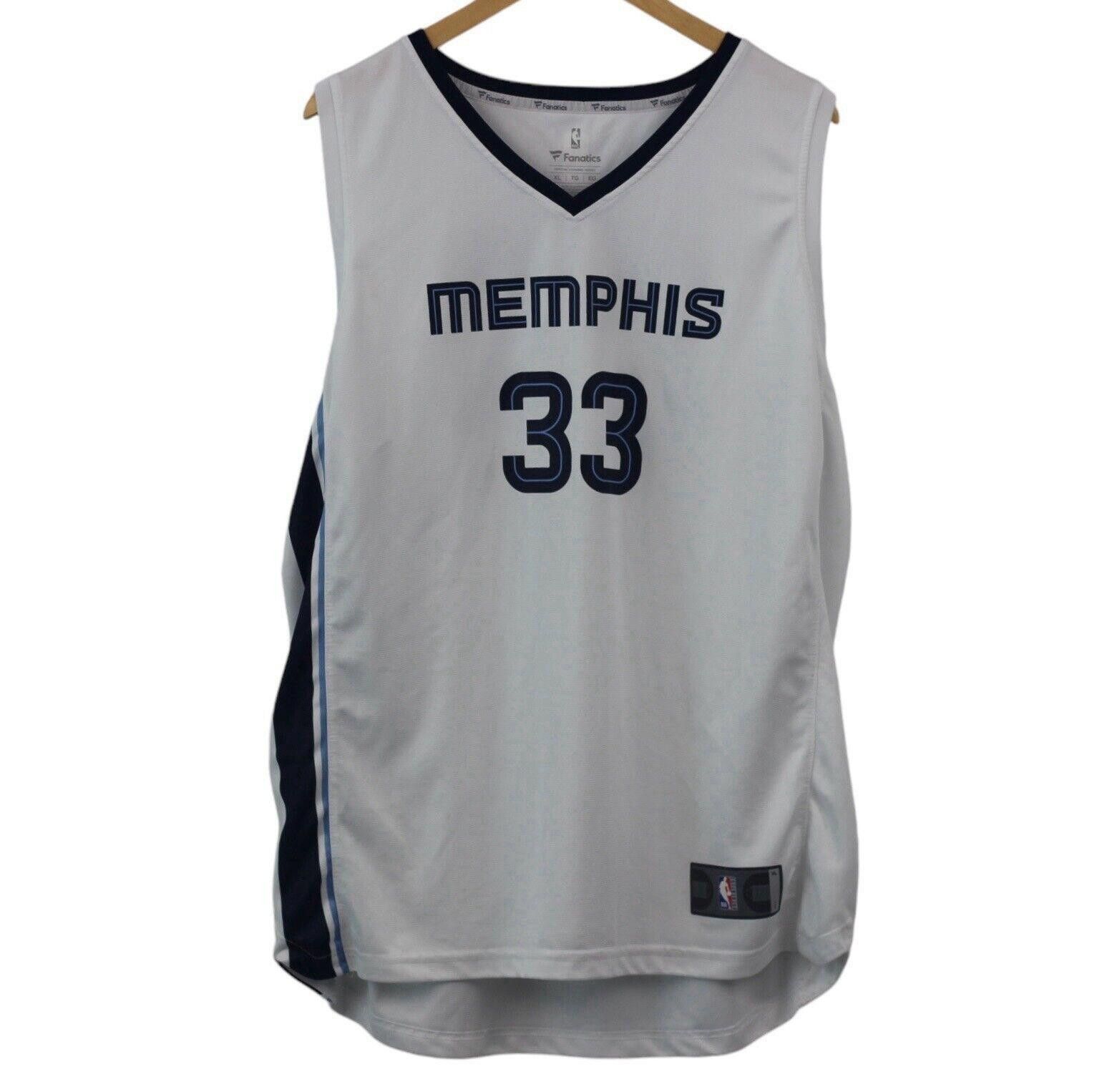 Designer Fanatics NBA Memphis Grizzlies Marc Gasol Jersey XL Size ONE SIZE - 1 Thumbnail