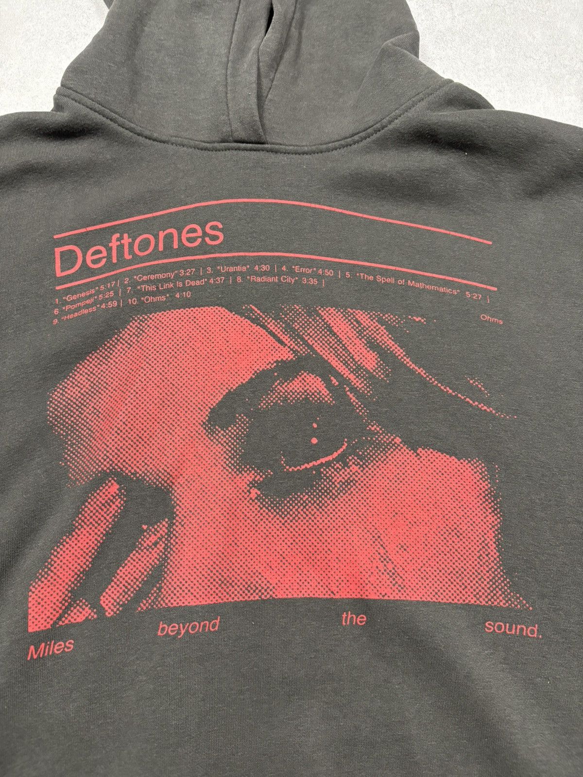 Band Tees Deftones Ohms 2023 Track Fullover Merch Hoodie Boxy Fit Y2K Size US M / EU 48-50 / 2 - 5 Thumbnail