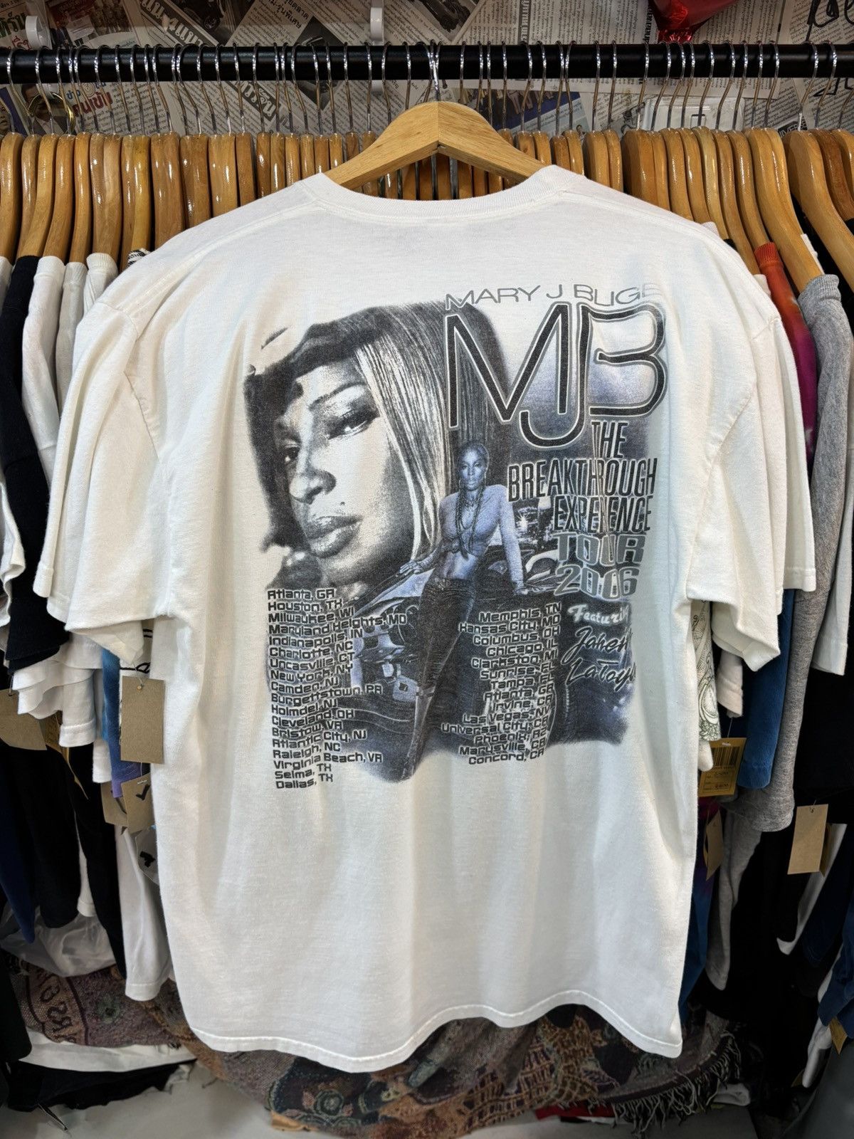 Vintage Mary J Blige Tour 2006 Size US L / EU 52-54 / 3 - 2 Thumbnail
