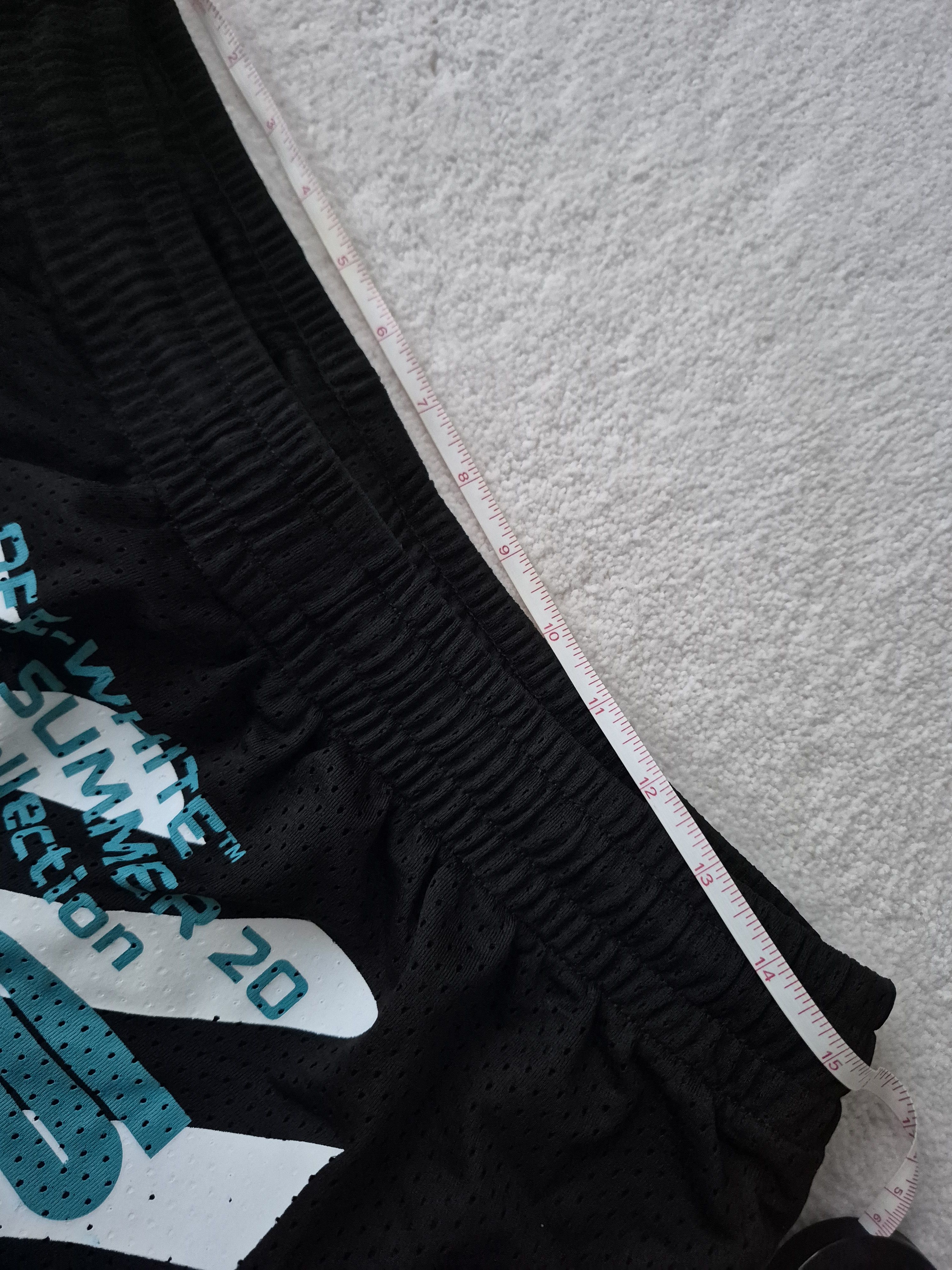 Off-White Off White Mesh Black Blue Shorts Virgil Large Size US 34 / EU 50 - 2 Thumbnail