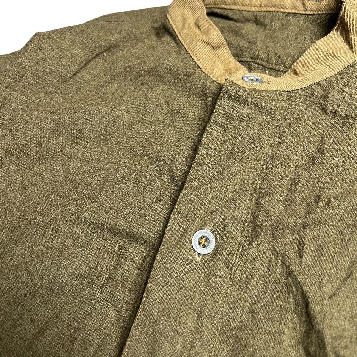 Other Original WW2 British Army OR (Other Ranks) Collarless Shirt Size US S / EU 44-46 / 1 - 5 Thumbnail