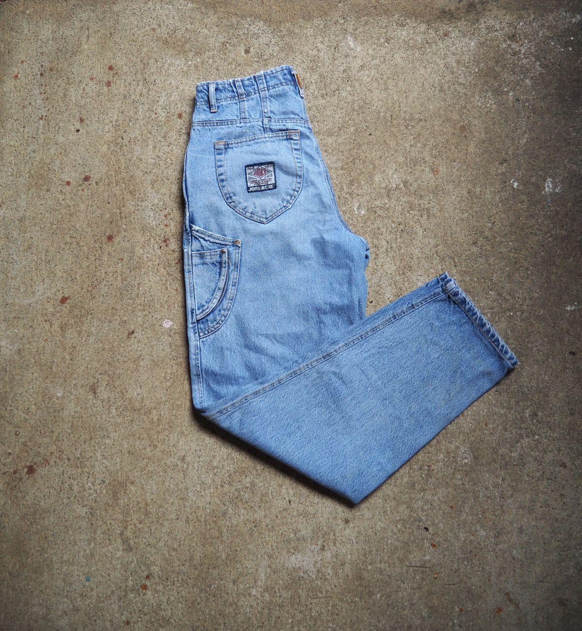 Jordache Vintage 80s 90s Jordache Pleated Carpenter denim, 32 Size US 32 / EU 48 - 10 Thumbnail