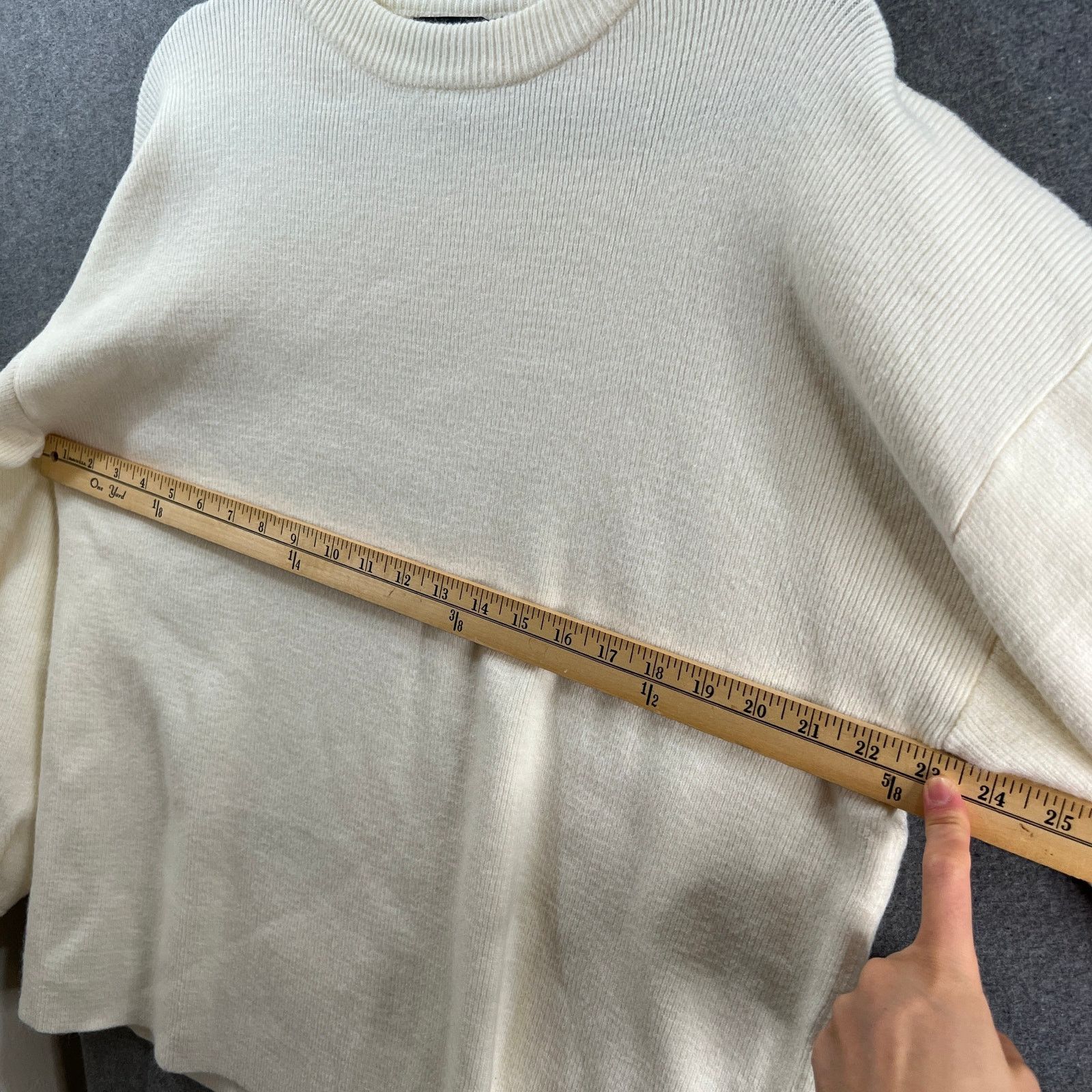 Other Lulu's Sweater Womens Size XS Ivory Knitted Pullover Size XS / US 0-2 / IT 36-38 - 5 Thumbnail