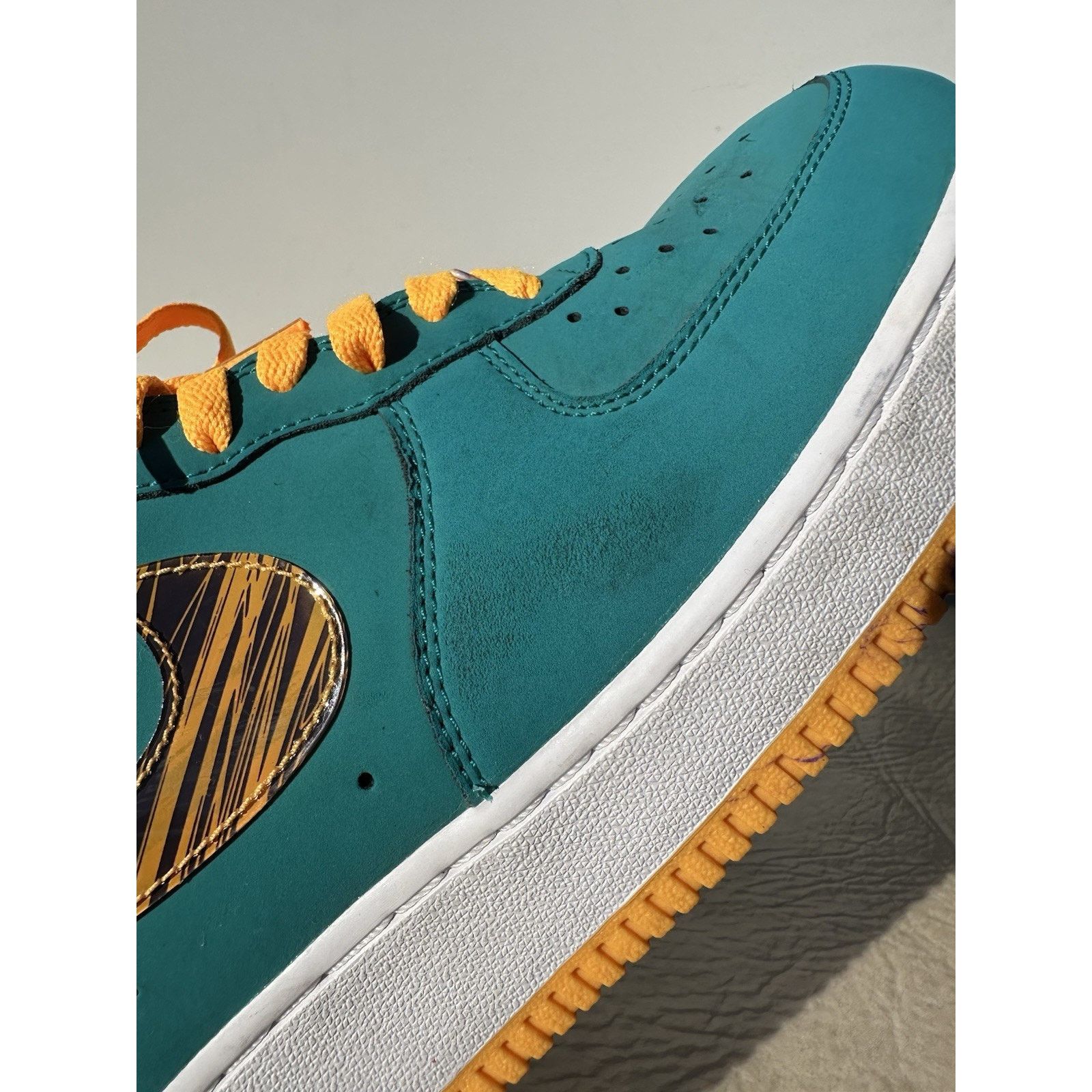 Nike Nike 2013 Air Force 1 Low Marble Swoosh Sneakers Mens10.5 Size US 10.5 / EU 43-44 - 5 Thumbnail