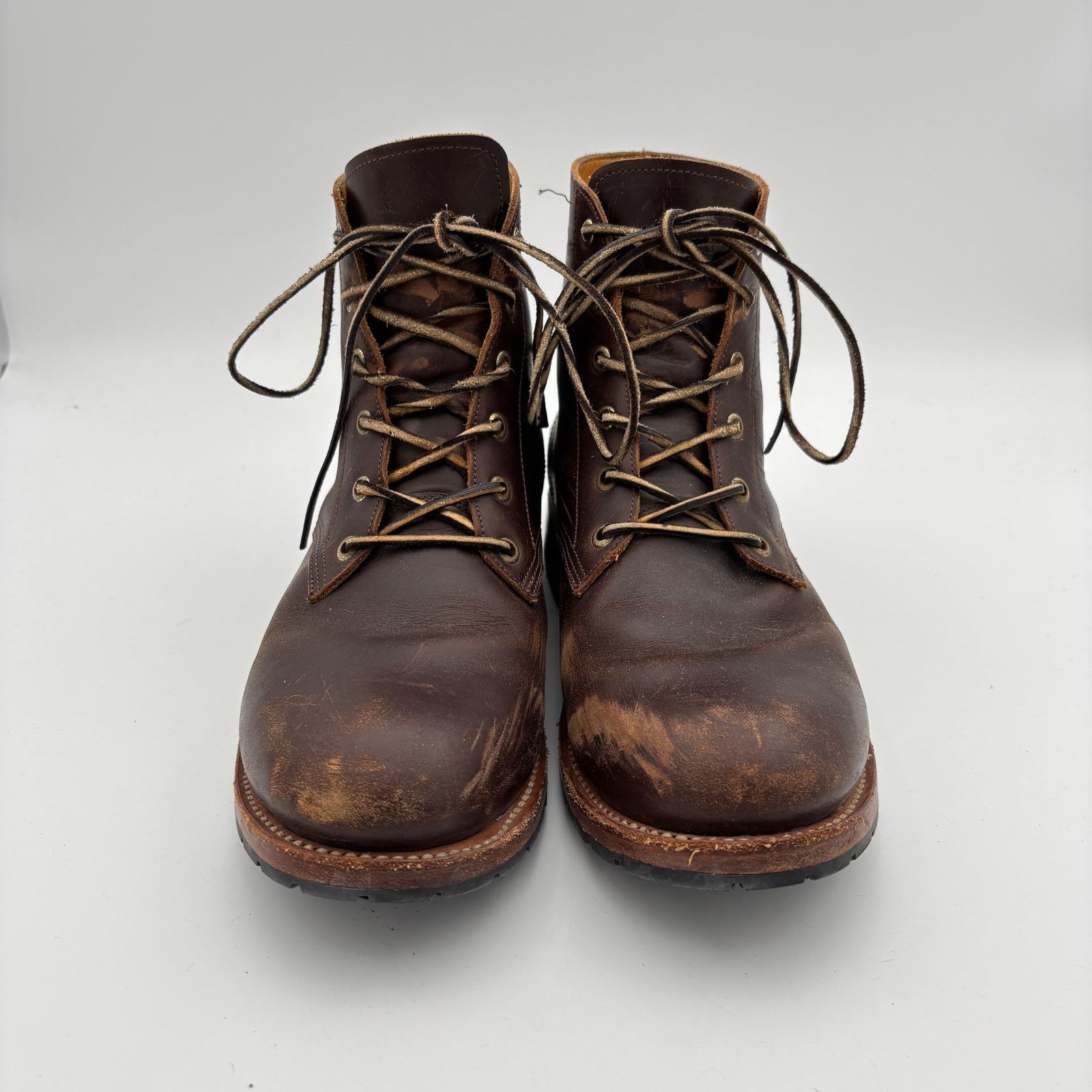 2120 Handcrafted 2120 Detroit Boot Leather Lace Up Work Boots Men's 10 Size US 10 / EU 43 - 2 Thumbnail