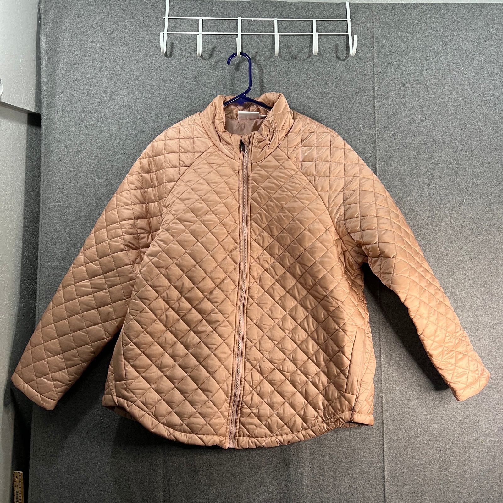 Other Belle by Kim Gravel Quilted Zip-Front Womens Jacket Size XL / US 12-14 / IT 48-50 - 1 Thumbnail
