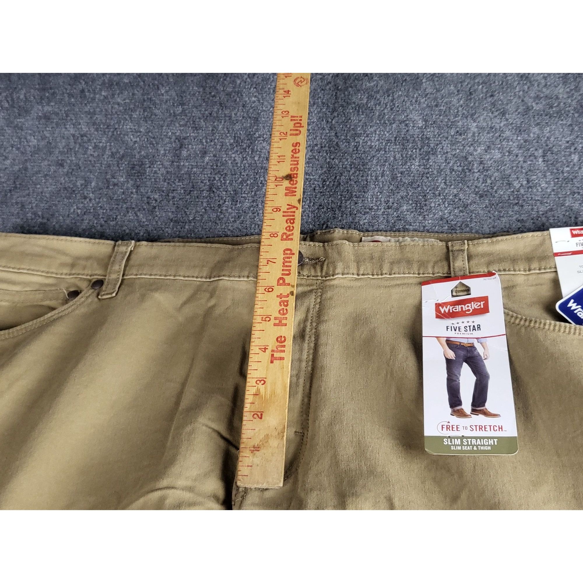 Wrangler Wrangler Five Star Slim Straight Khaki Pants Men Sz 42X30 Fr Size US 42 / EU 58 - 7 Thumbnail