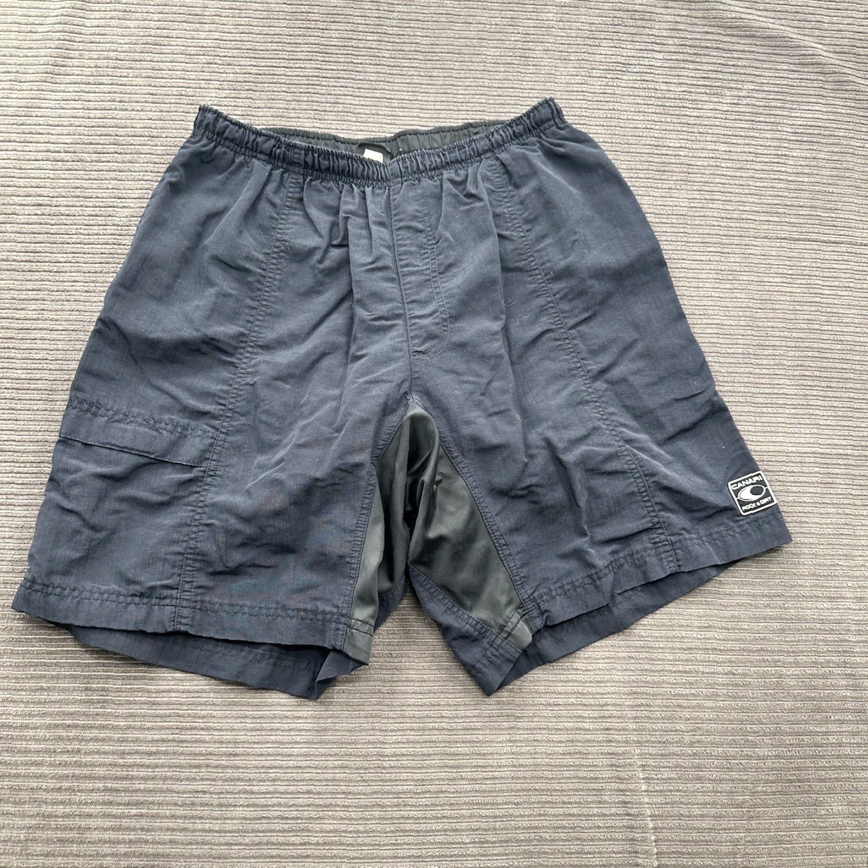 Vintage Canari Shorts Men 30 Blue Mountain Bike Cycling Outdoors Lined 9' Inseam Size US 30 / EU 46 - 2 Thumbnail