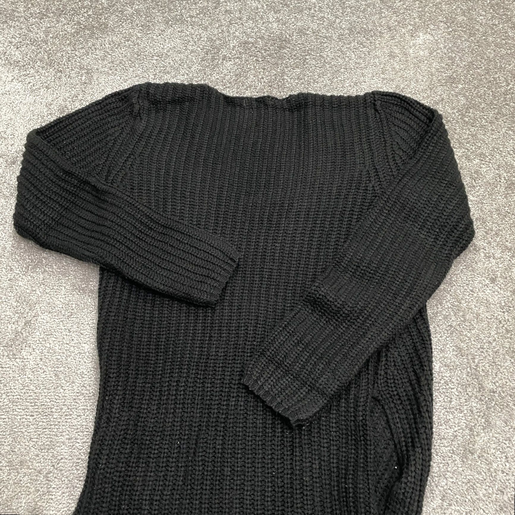 Vintage Hot & Delicious Dress Womens S/M Black Long Sleeve Knit Short Wrapped Size S / US 4 / IT 40 - 3 Thumbnail