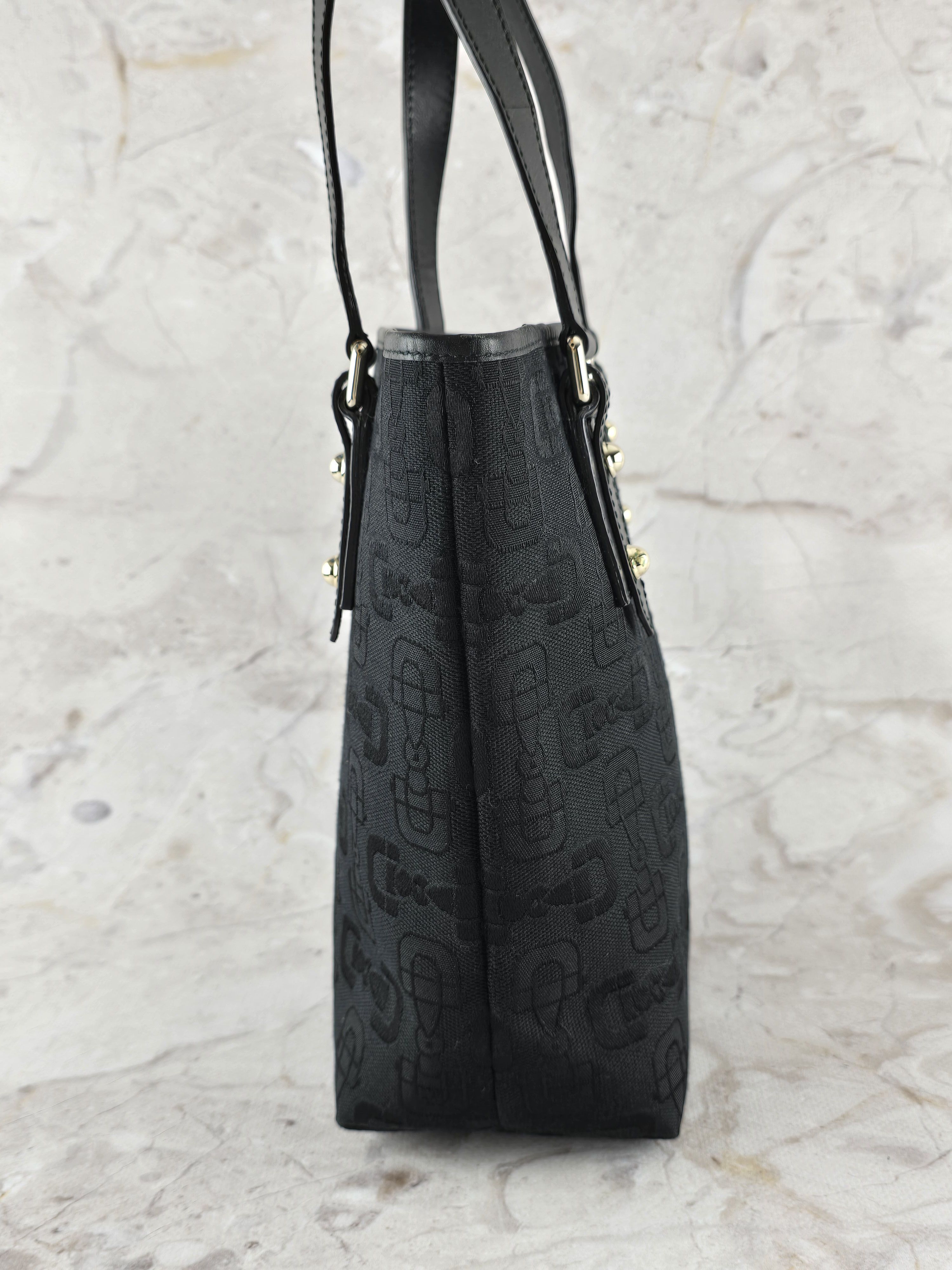 Gucci Gucci Bucket Handbag Coated Canvas black + dust bag Size ONE SIZE - 7 Thumbnail