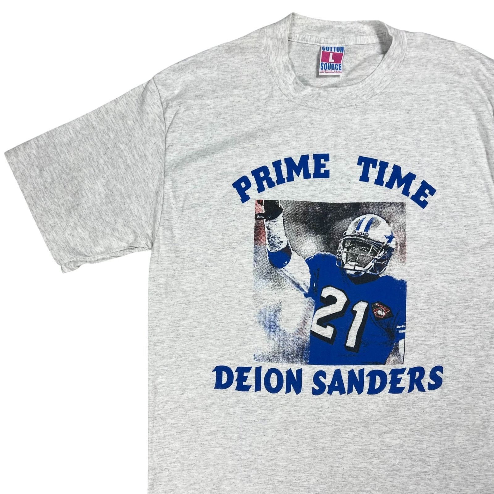 NFL × Vintage Vintage 90s Prime Time Deion Sanders Dallas Cowboys NFL tee Size US L / EU 52-54 / 3 - 5 Thumbnail