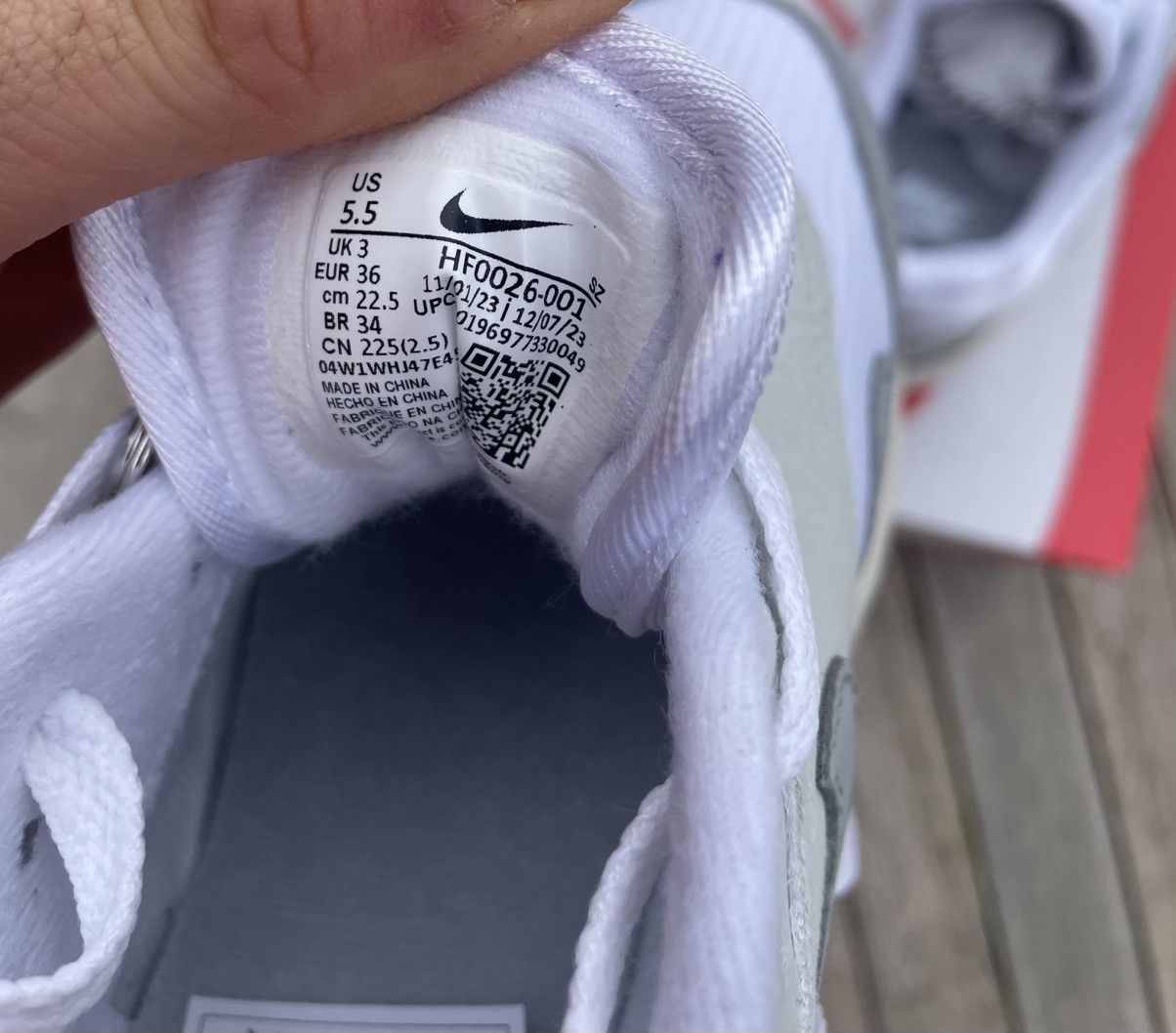 Nike Air Max One Pure Platinum Smoke Grey Size US 5 / IT 35 - 10 Thumbnail