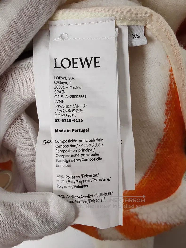 Loewe Loewe Unisex Color Blocked Fleece Jacket Size US XS / EU 42 / 0 - 5 Thumbnail