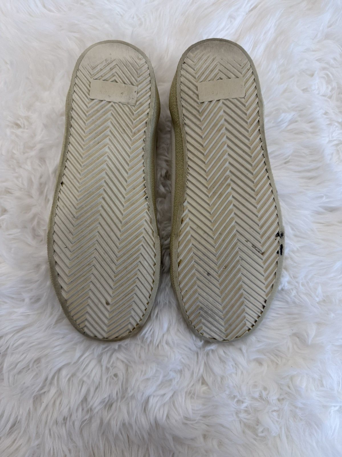 Saint Laurent Paris Saint Laurent Paris Distressed White Low-Top Sneakers Size US 6 / IT 36 - 8 Thumbnail